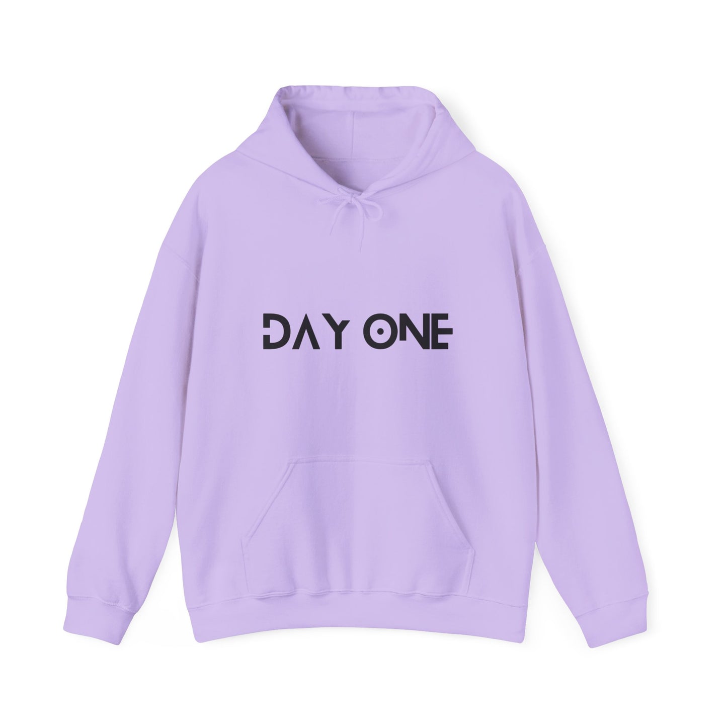 DAY ONE - black text - Hooded Sweatshirt
