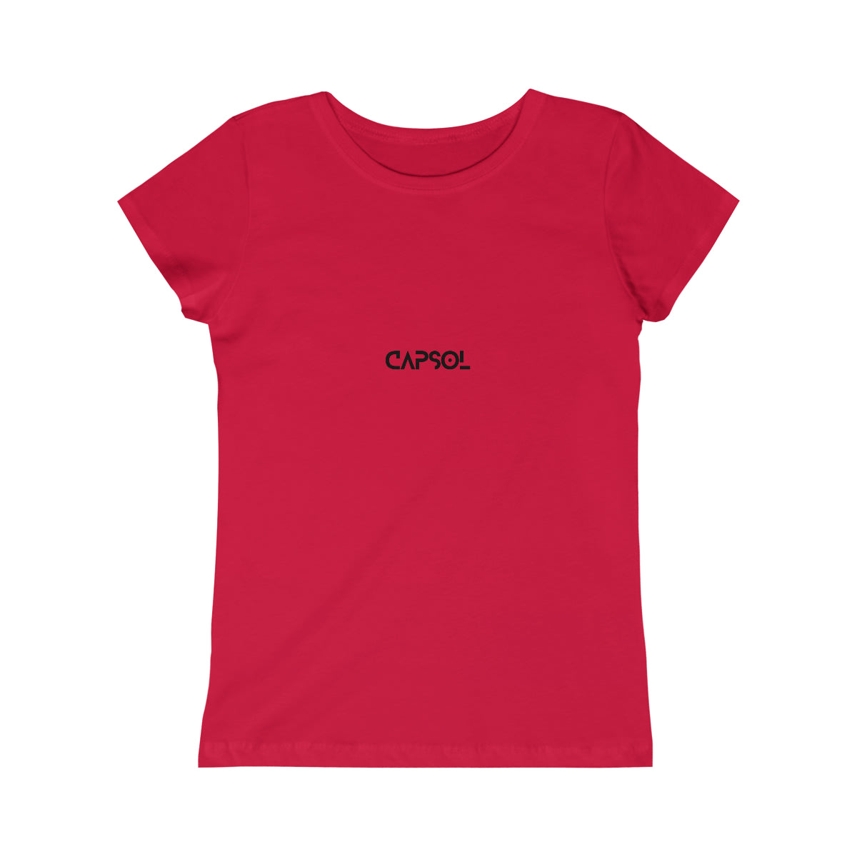 CapSol (front) - black text - GIRLS Princess Tee
