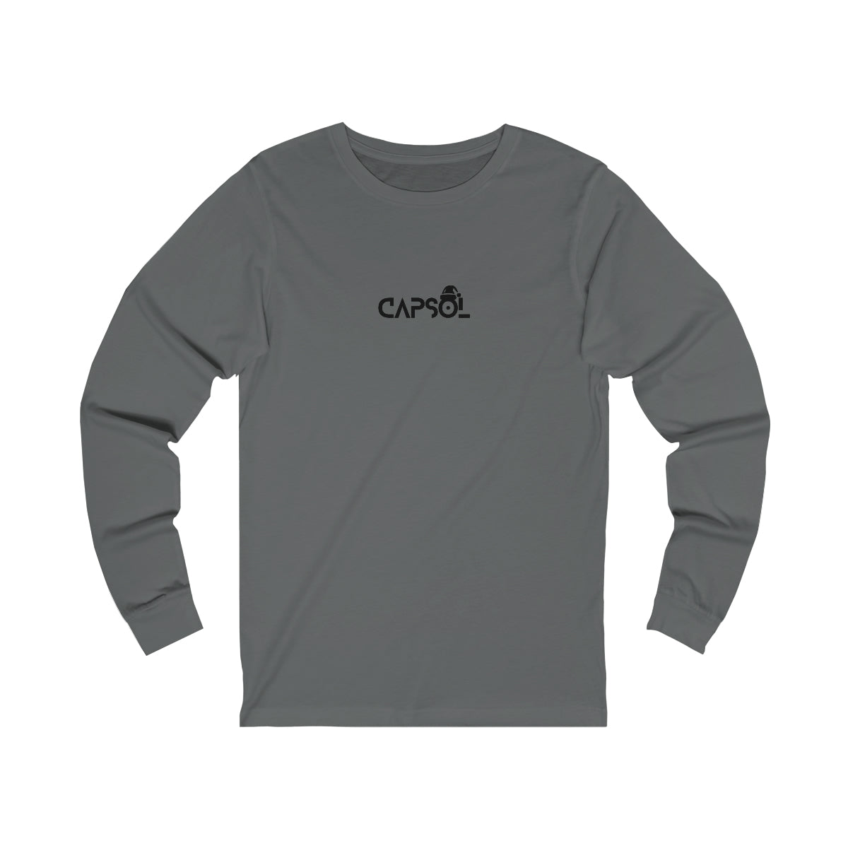 CapSol (front) - black text - XMAS - Unisex Jersey Long Sleeve Tee