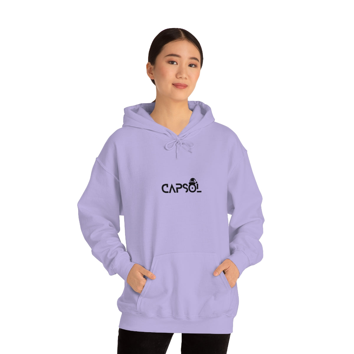 CapSol (front) - black text - XMAS - Unisex Heavy Blend™ Hooded Sweatshirt