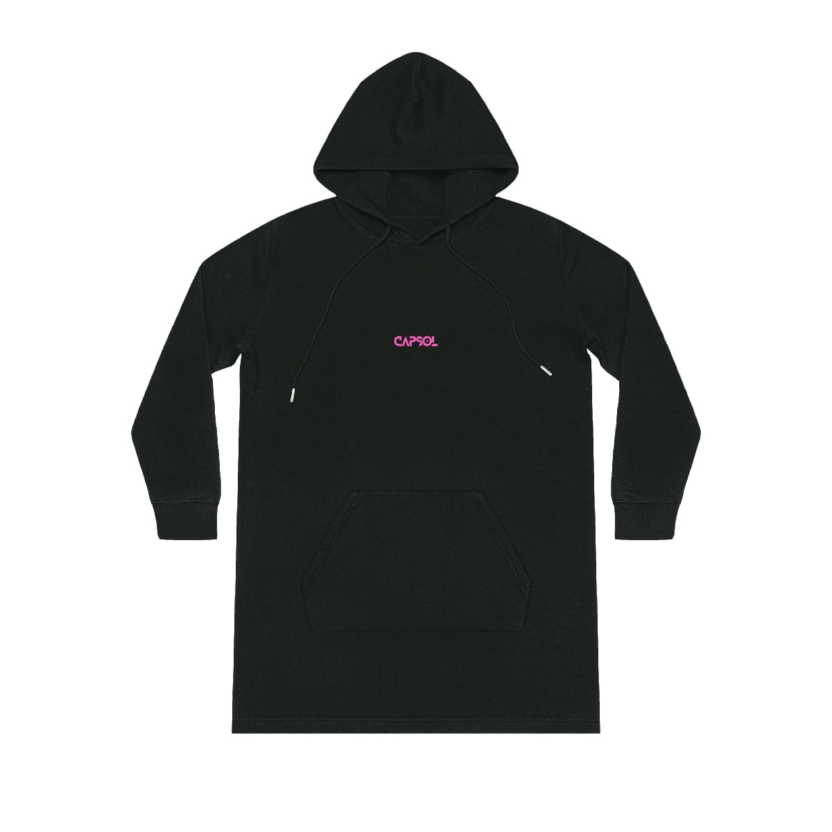 CapSol (front) - pink/b text - Streeter Hoodie Dress