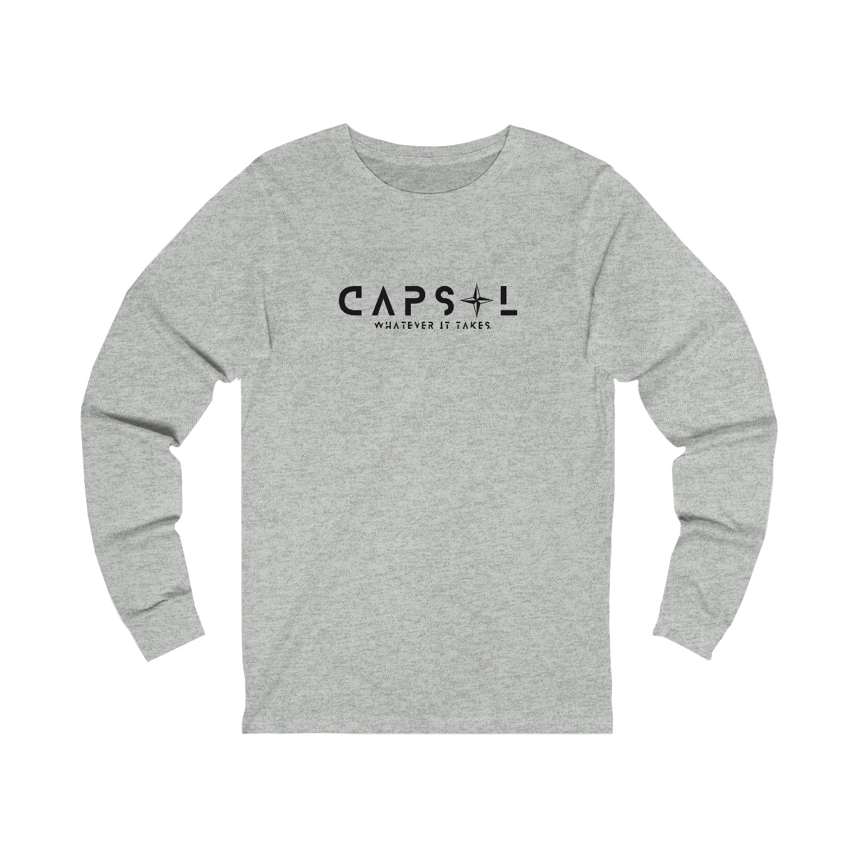 Star - black text - Jersey Long Sleeve Tee