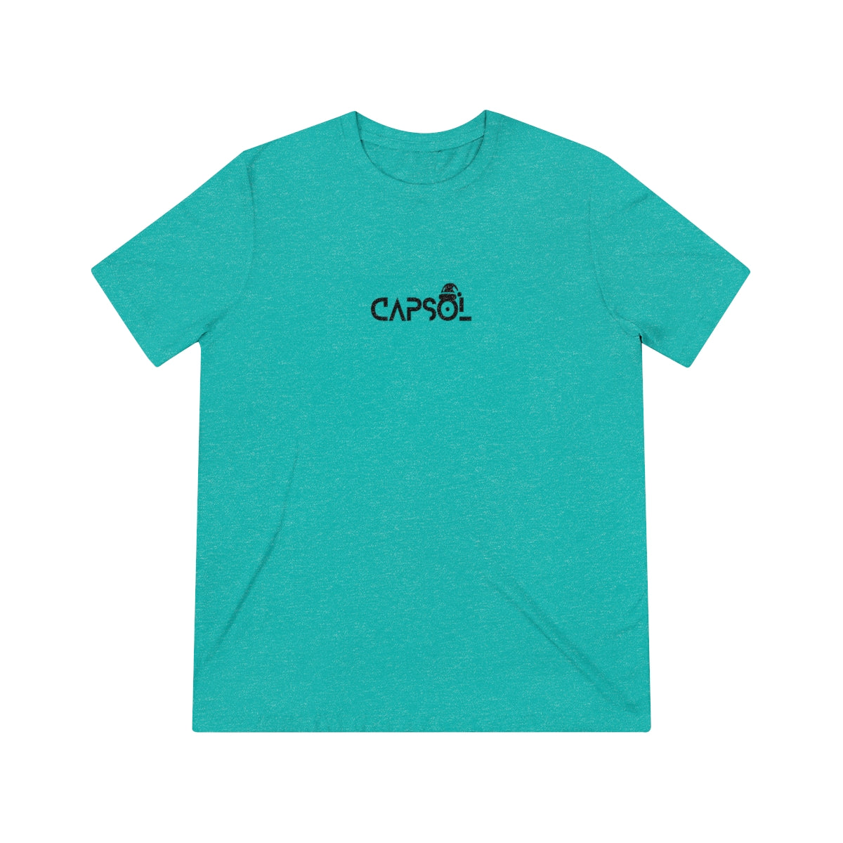 CapSol (front) - black text - XMAS - Unisex Triblend Tee