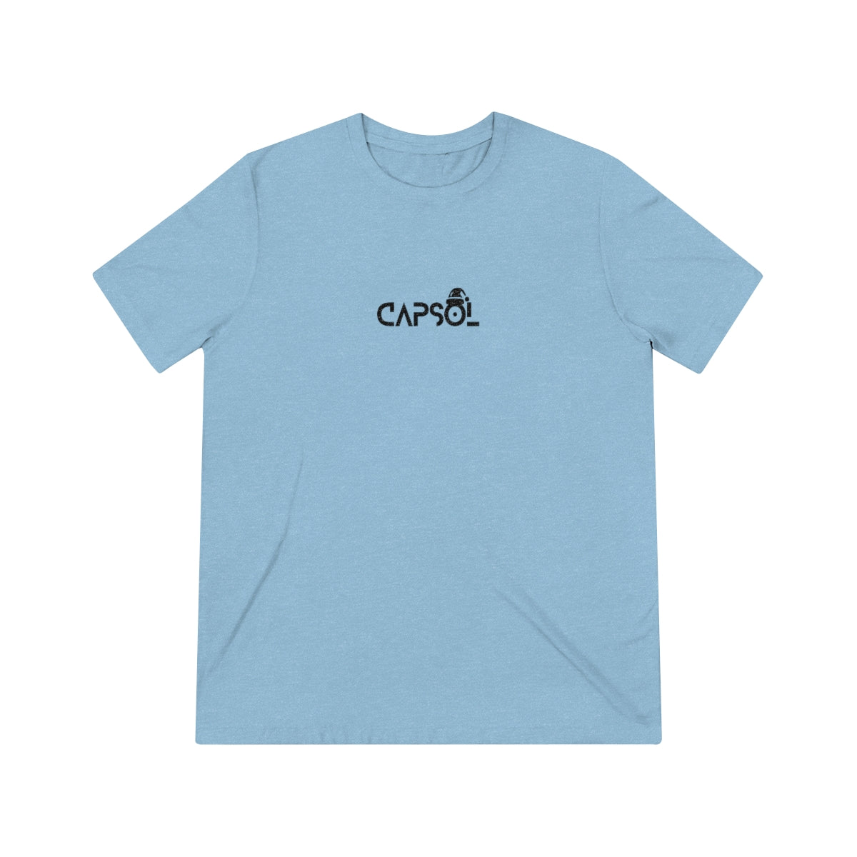 CapSol (front) - black text - XMAS - Unisex Triblend Tee