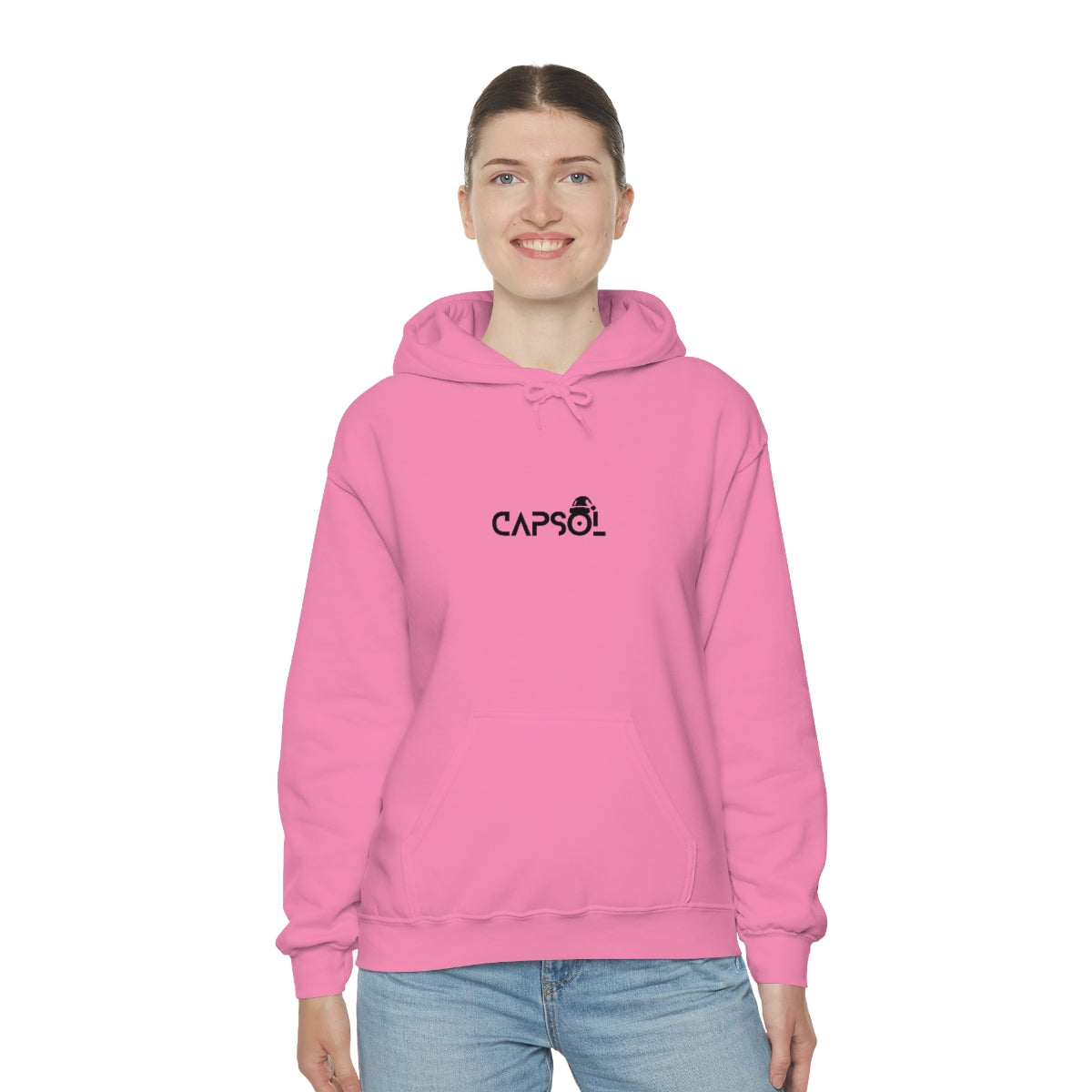 CapSol (front) - black text - XMAS - Unisex Heavy Blend™ Hooded Sweatshirt