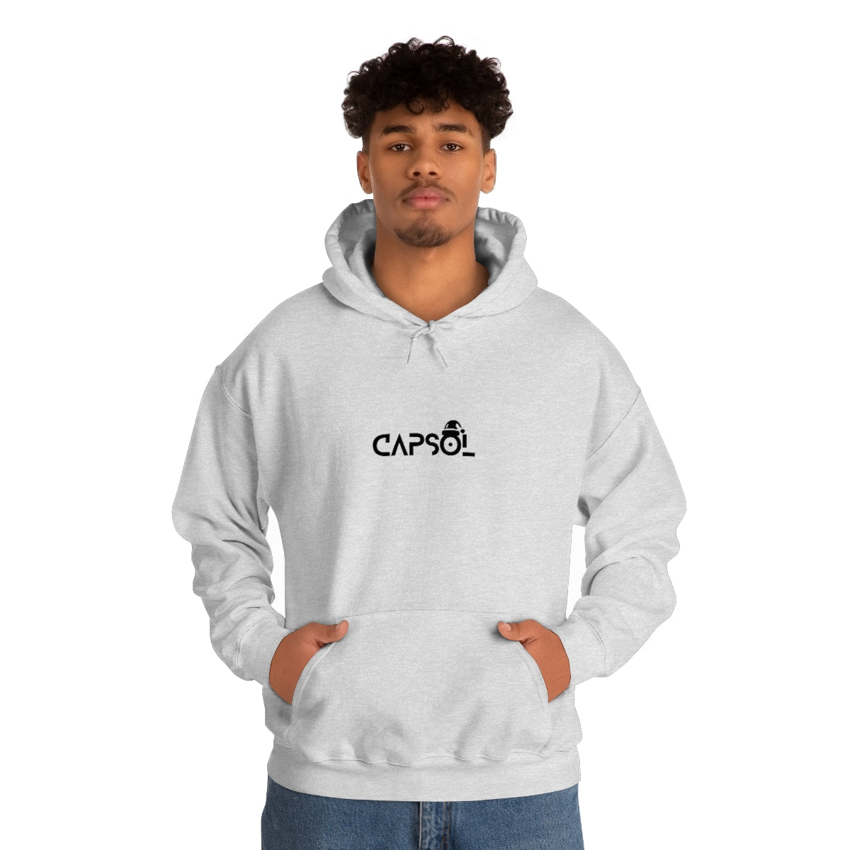 CapSol (front) - black text - XMAS - Unisex Heavy Blend™ Hooded Sweatshirt