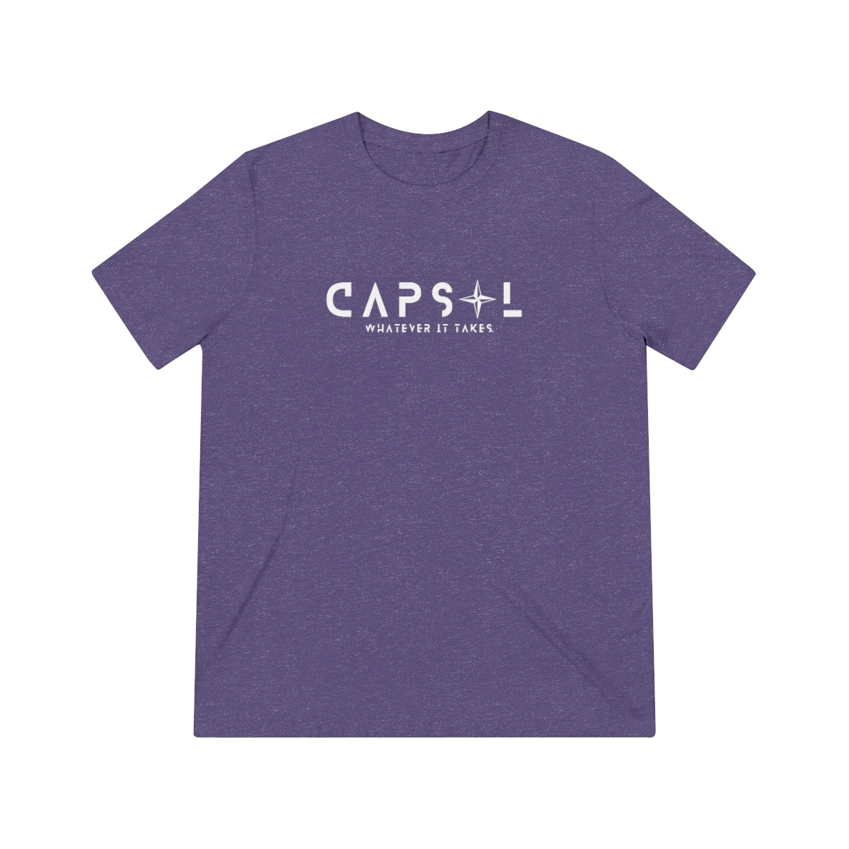 Star - white text - Triblend Tee