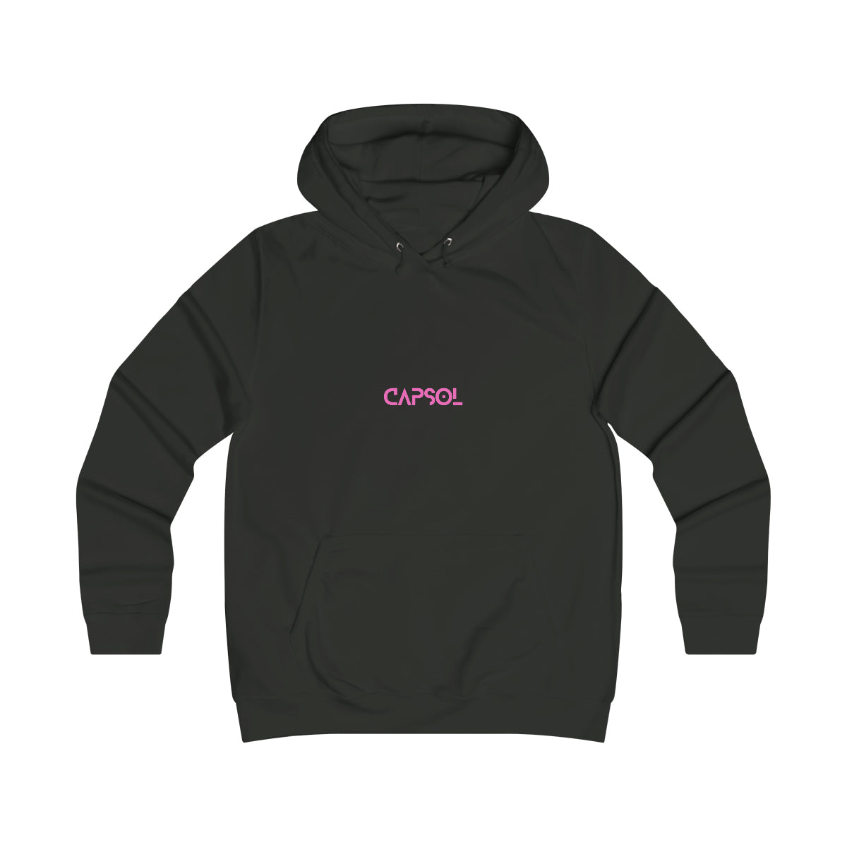 CapSol (front) - pink text - Hoodie