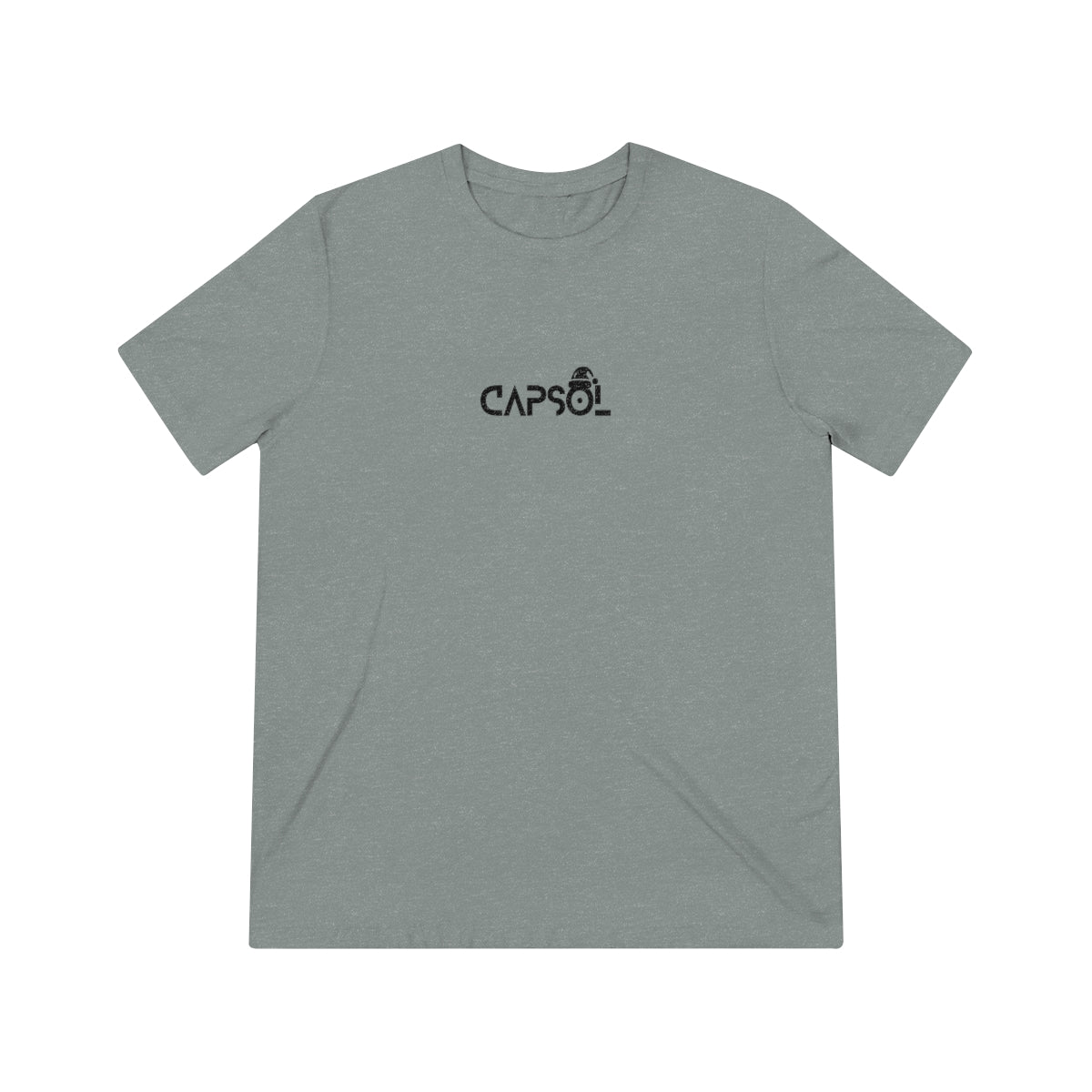 CapSol (front) - black text - XMAS - Unisex Triblend Tee