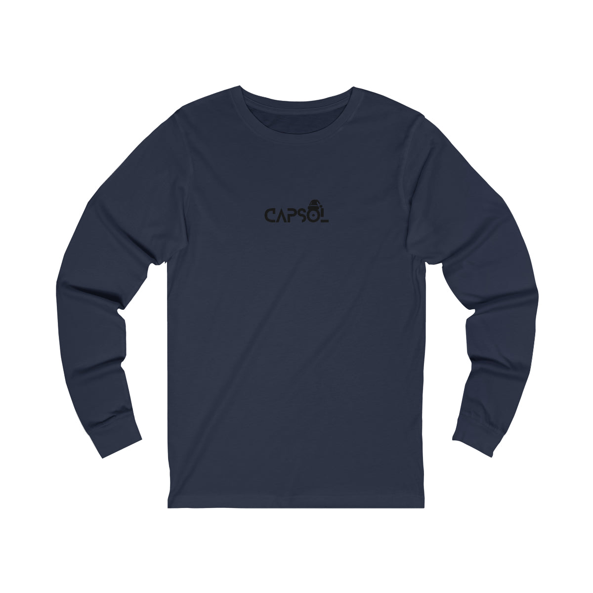 CapSol (front) - black text - XMAS - Unisex Jersey Long Sleeve Tee