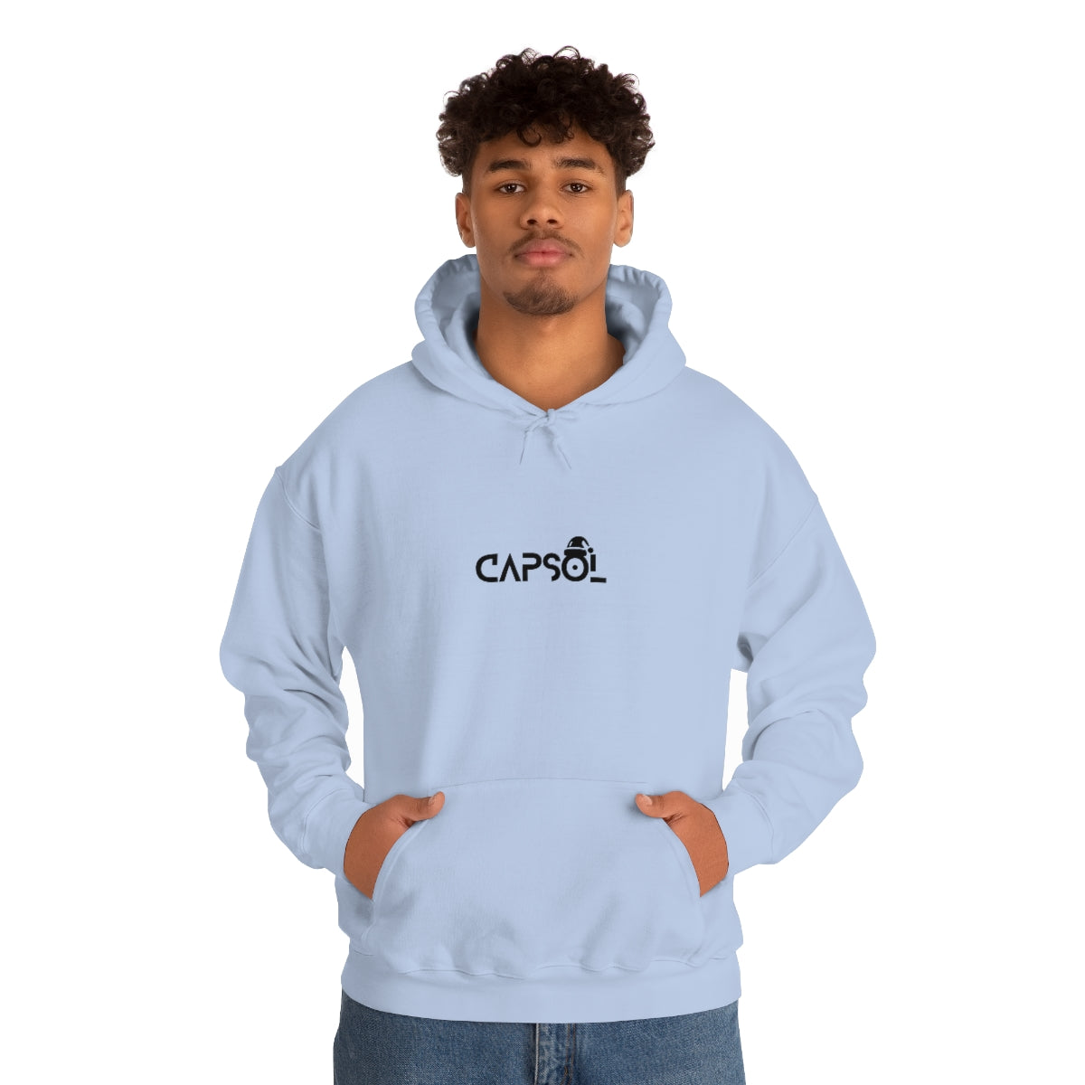 CapSol (front) - black text - XMAS - Unisex Heavy Blend™ Hooded Sweatshirt