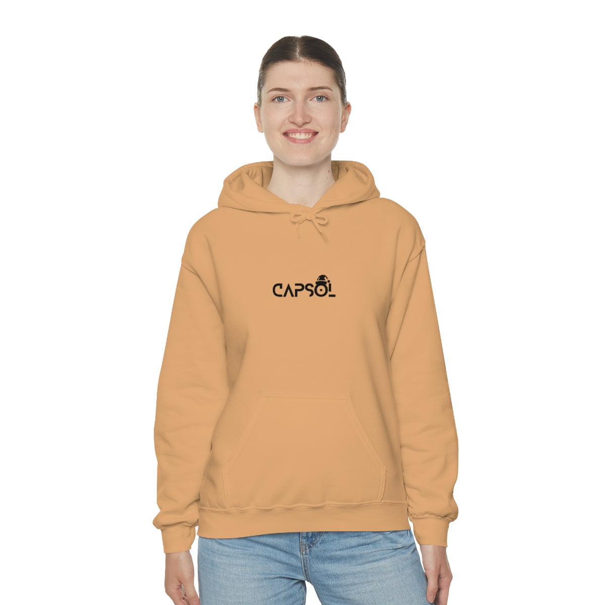 CapSol (front) - black text - XMAS - Unisex Heavy Blend™ Hooded Sweatshirt