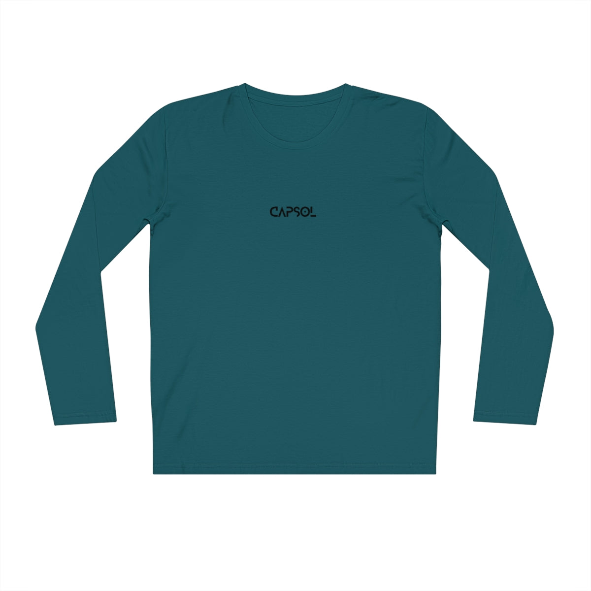 CapSol (front) - black text - Men's Organic Sparker Long Sleeve Shirt