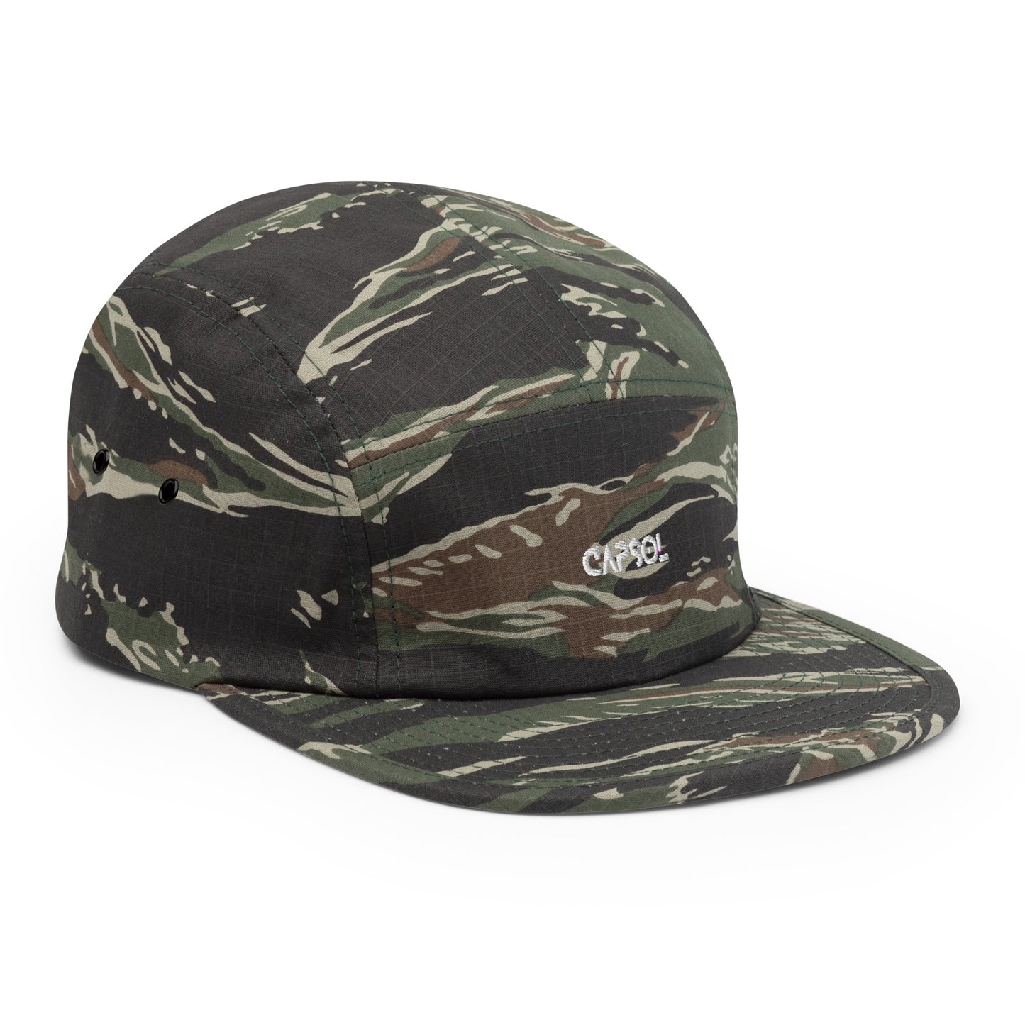 CapSol - white thread - Five Panel Cap
