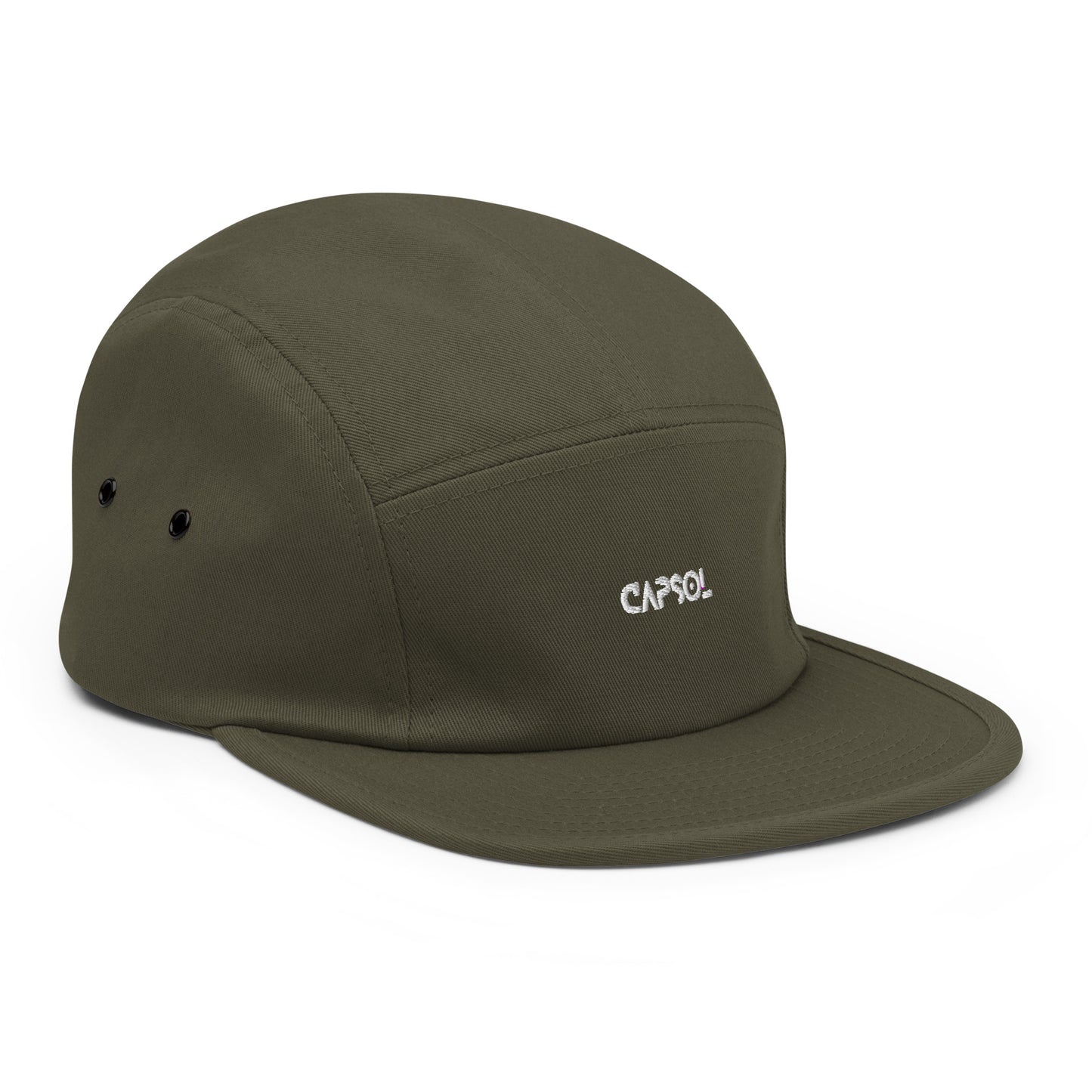 CapSol - white thread - Five Panel Cap