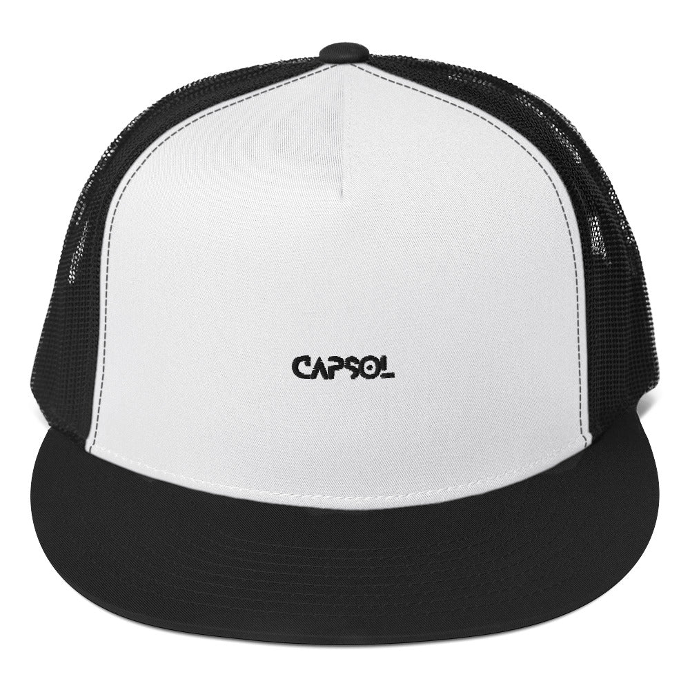 CapSol - black thread - Trucker cap - snapback