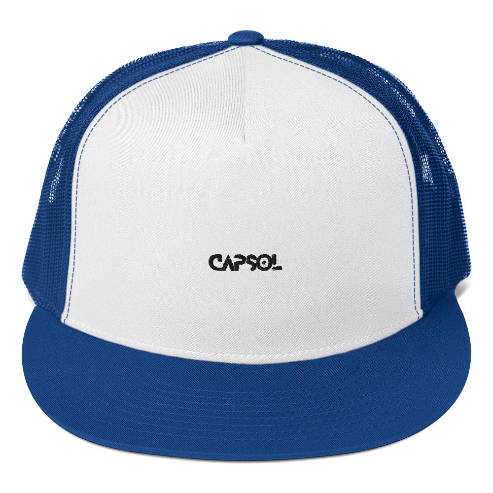 CapSol - black thread - Trucker cap - snapback
