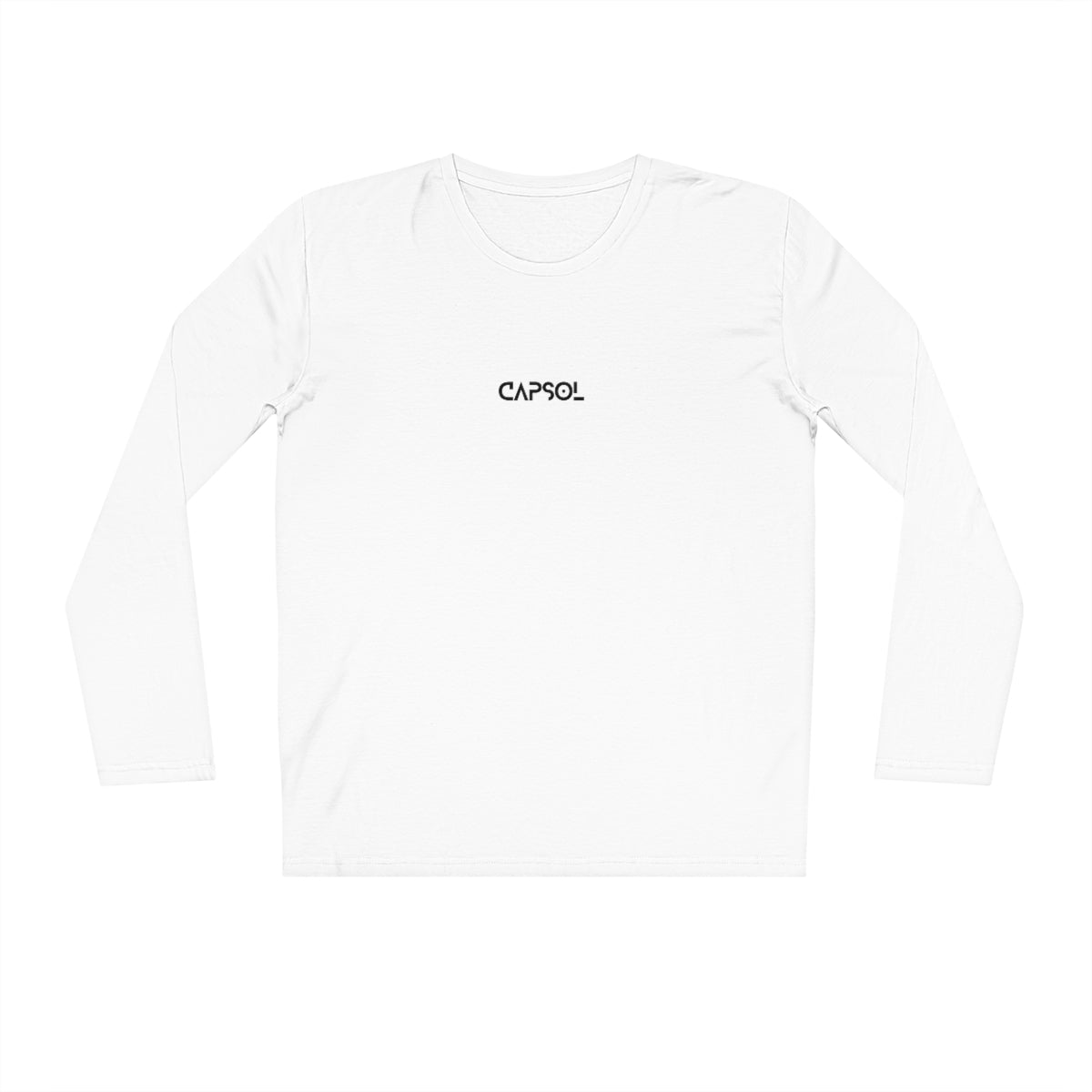 CapSol (front) - black text - Men's Organic Sparker Long Sleeve Shirt