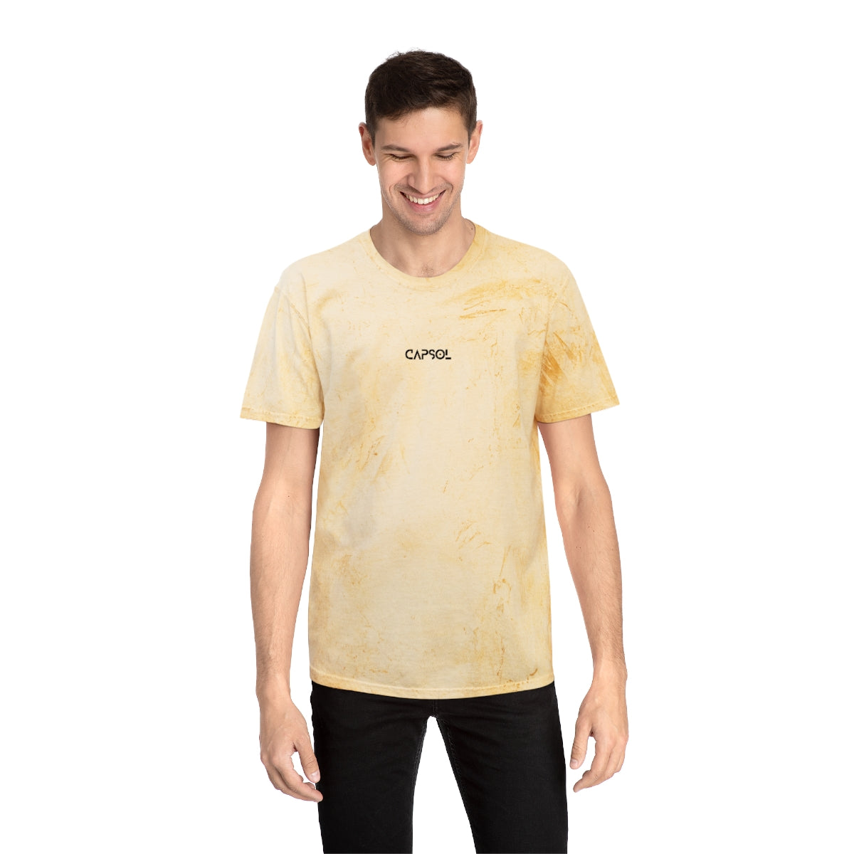 CapSol (front) - black text - Unisex Color Blast T-Shirt