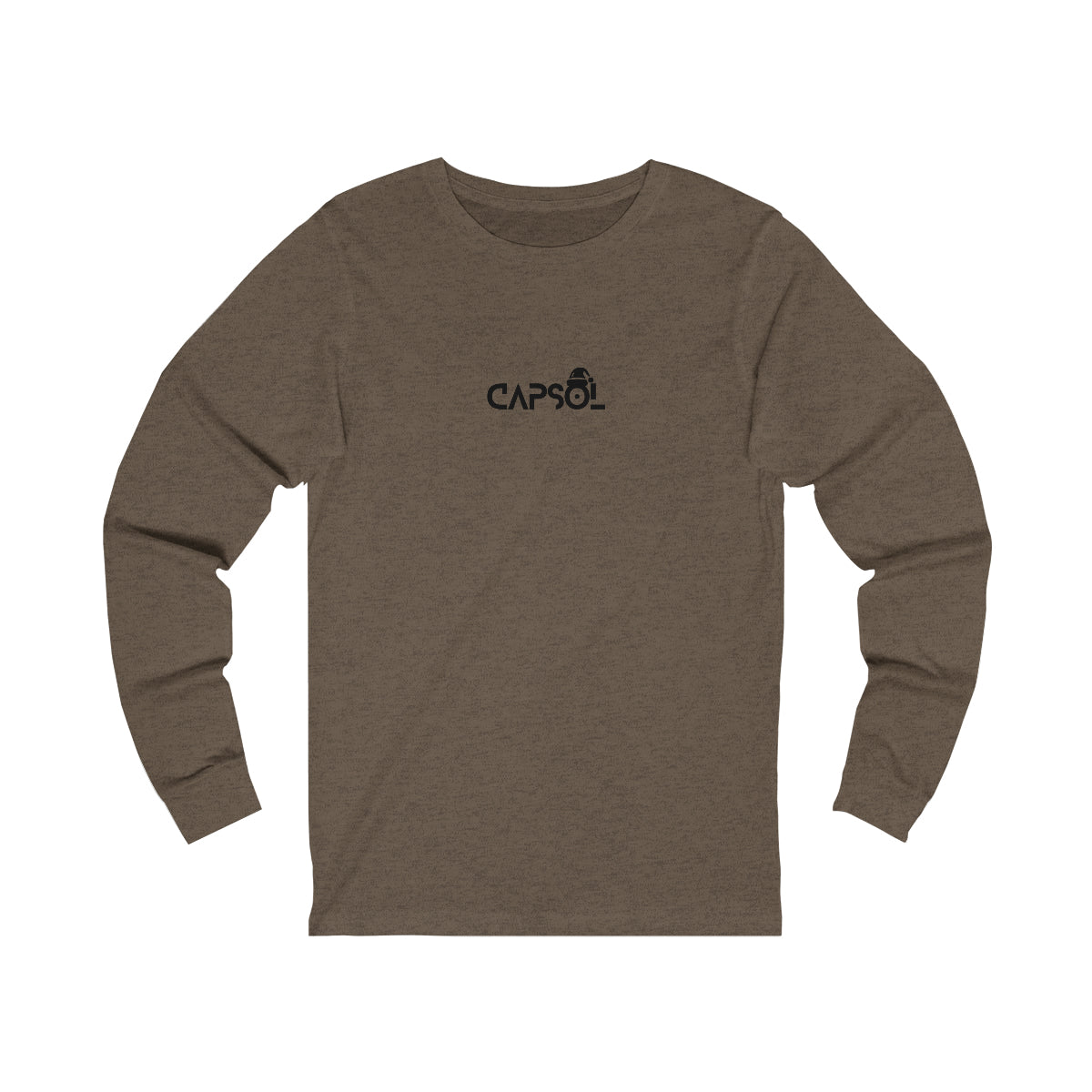 CapSol (front) - black text - XMAS - Unisex Jersey Long Sleeve Tee