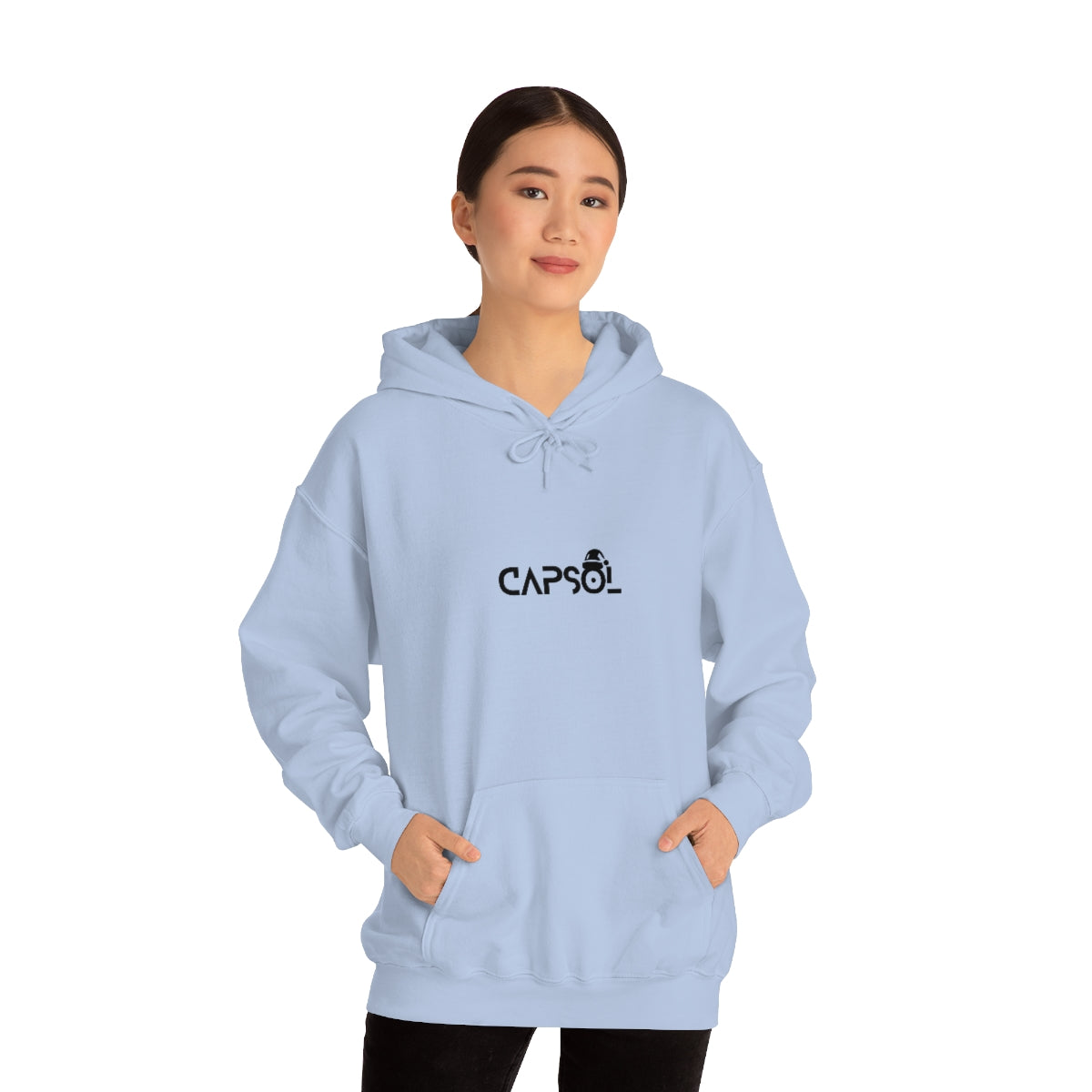 CapSol (front) - black text - XMAS - Unisex Heavy Blend™ Hooded Sweatshirt