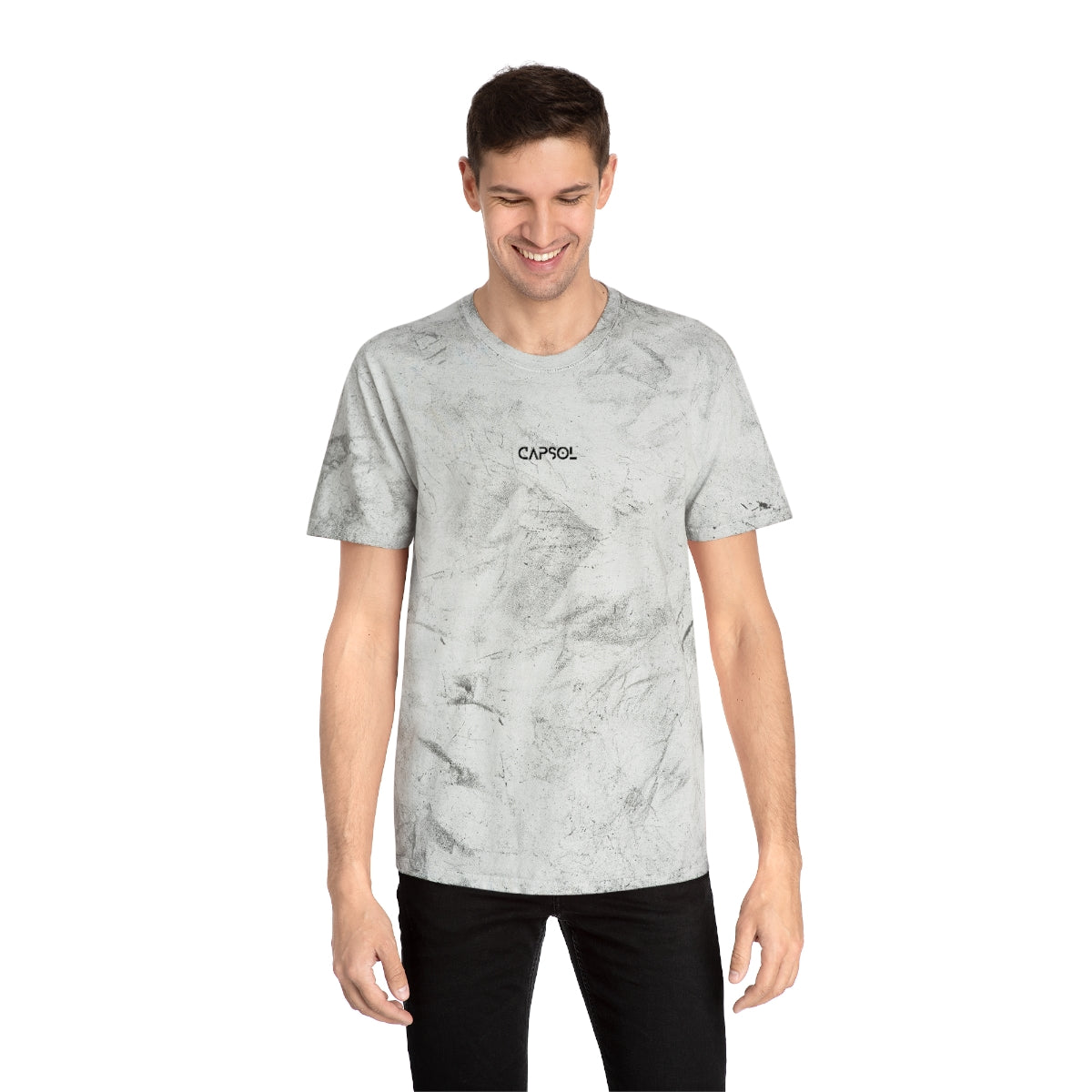 CapSol (front) - black text - Unisex Color Blast T-Shirt
