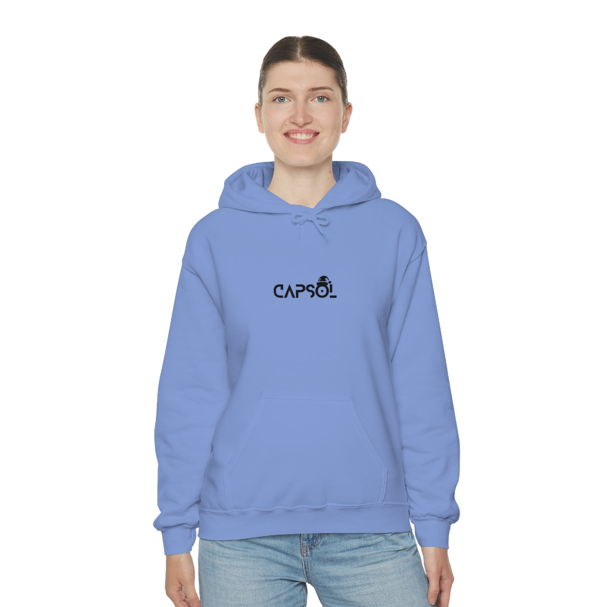 CapSol (front) - black text - XMAS - Unisex Heavy Blend™ Hooded Sweatshirt