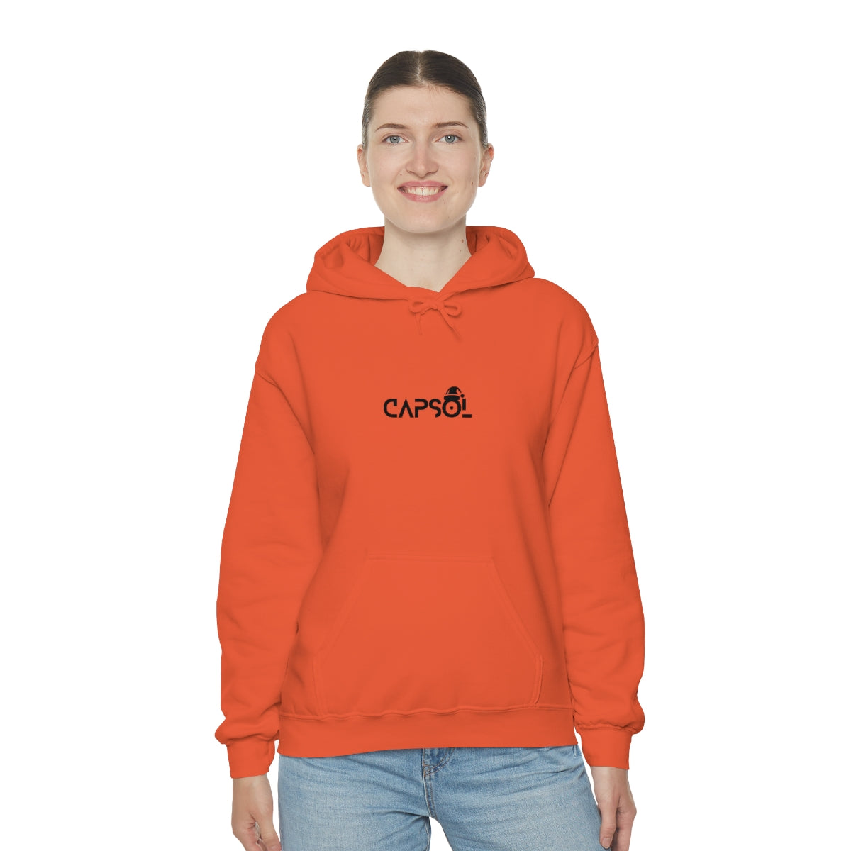 CapSol (front) - black text - XMAS - Unisex Heavy Blend™ Hooded Sweatshirt