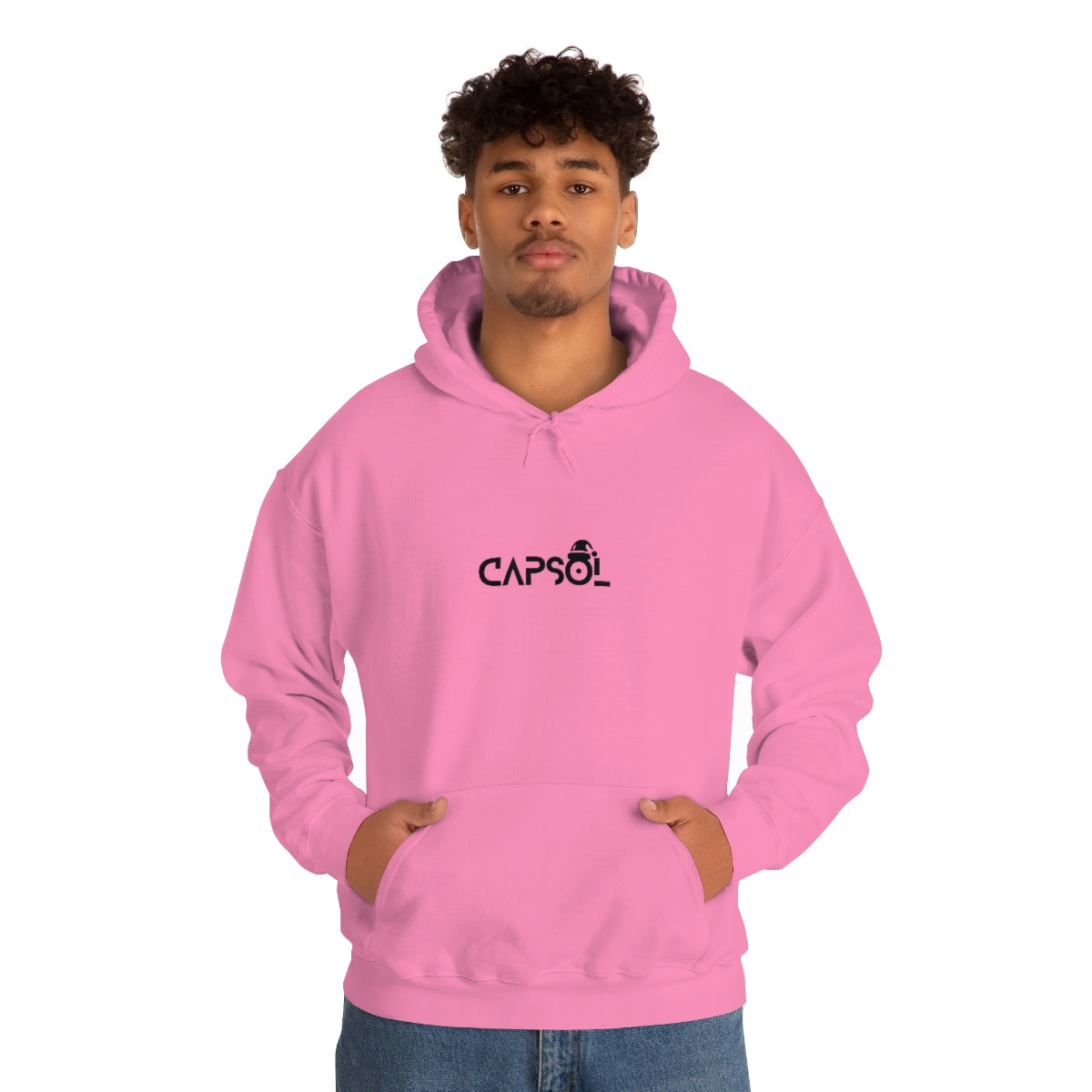 CapSol (front) - black text - XMAS - Unisex Heavy Blend™ Hooded Sweatshirt