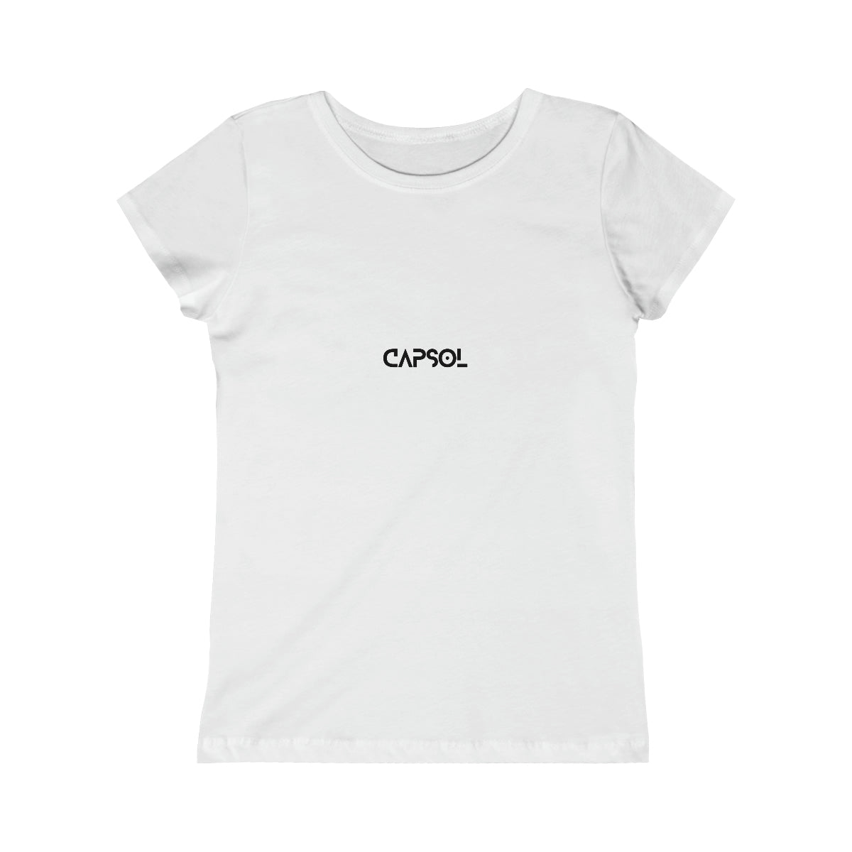 CapSol (front) - black text - GIRLS Princess Tee
