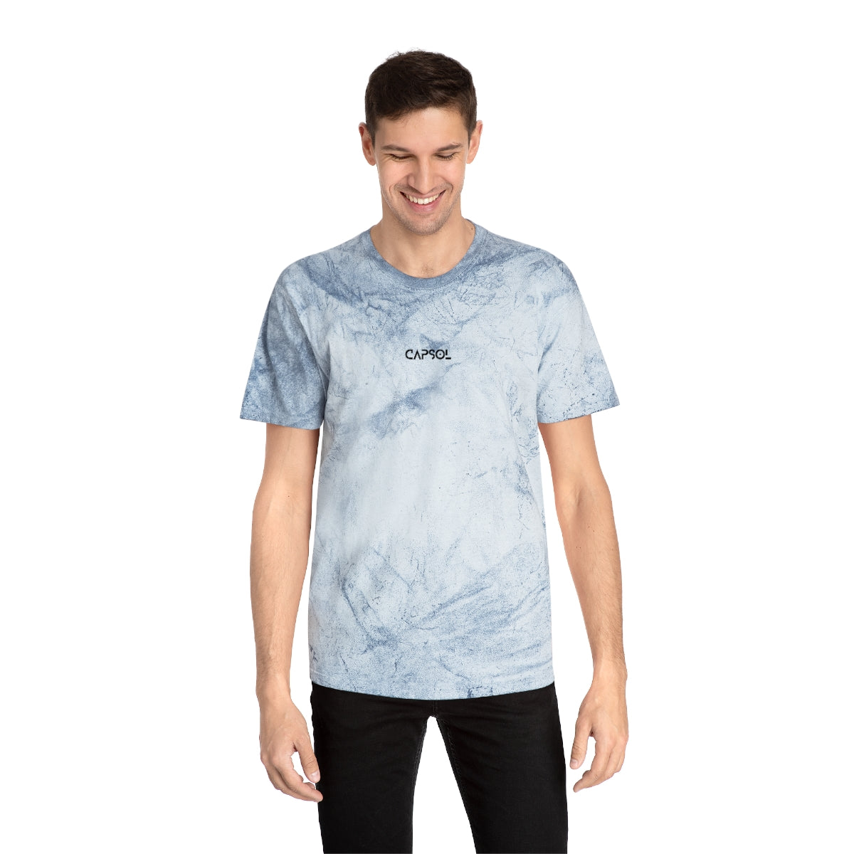 CapSol (front) - black text - Unisex Color Blast T-Shirt
