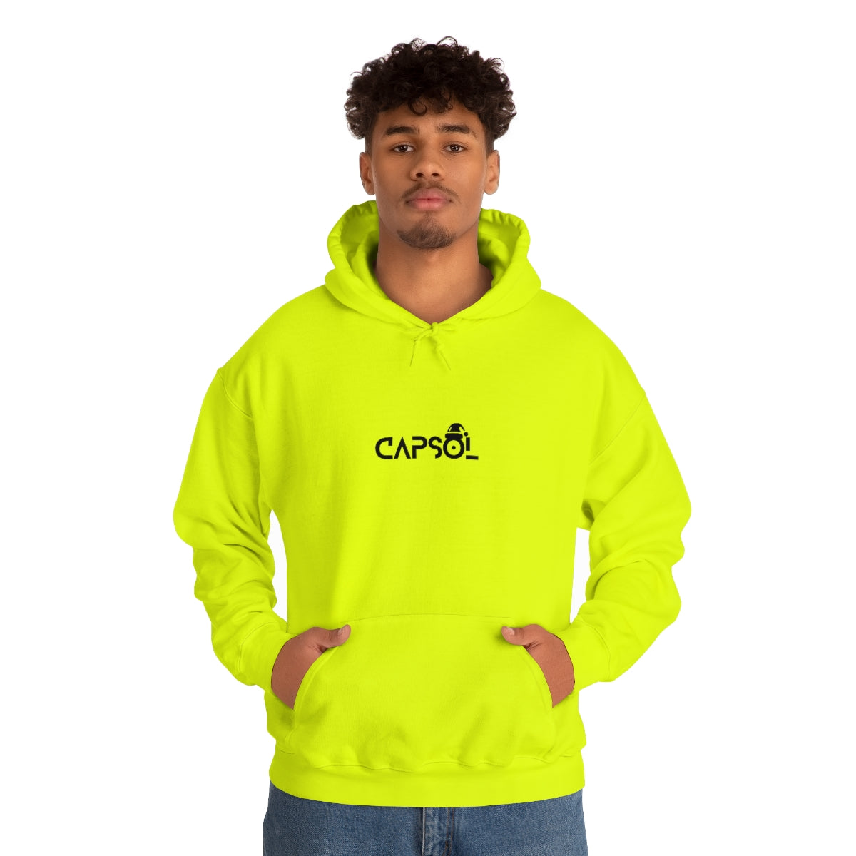 CapSol (front) - black text - XMAS - Unisex Heavy Blend™ Hooded Sweatshirt
