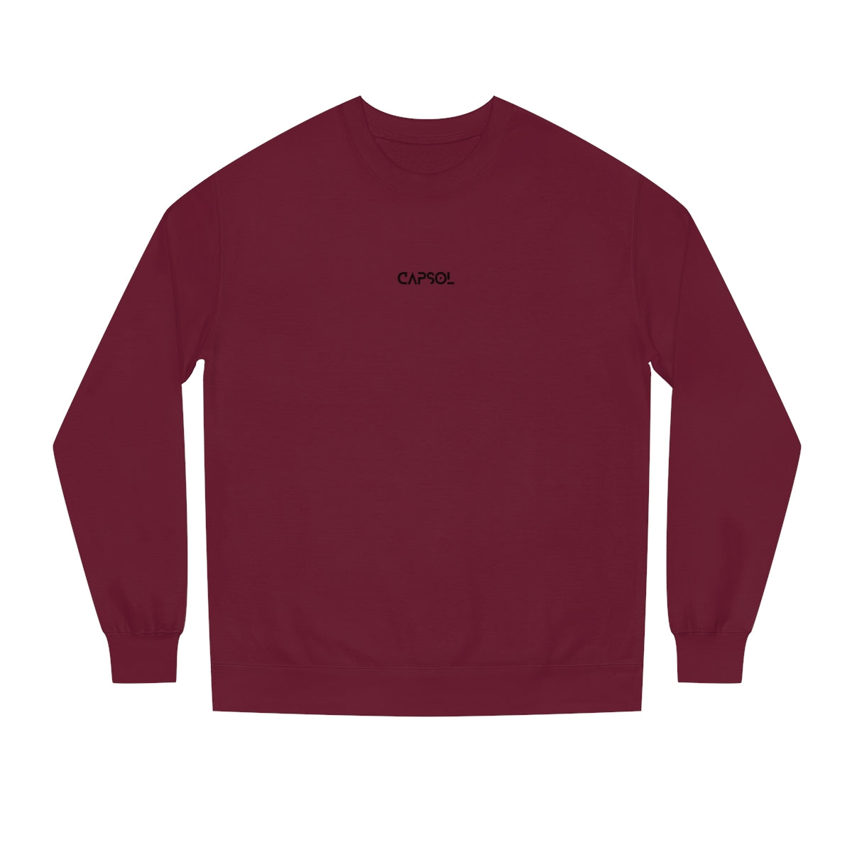 CapSol (front) - black text - Unisex Crew Neck Sweatshirt INDEPENDENT