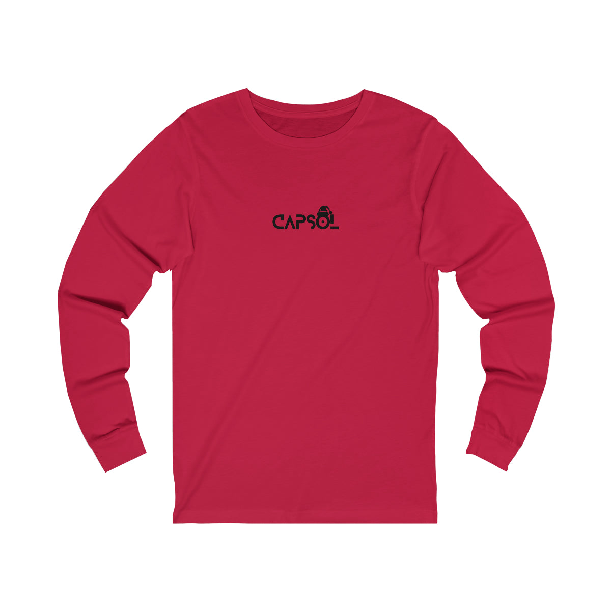 CapSol (front) - black text - XMAS - Unisex Jersey Long Sleeve Tee
