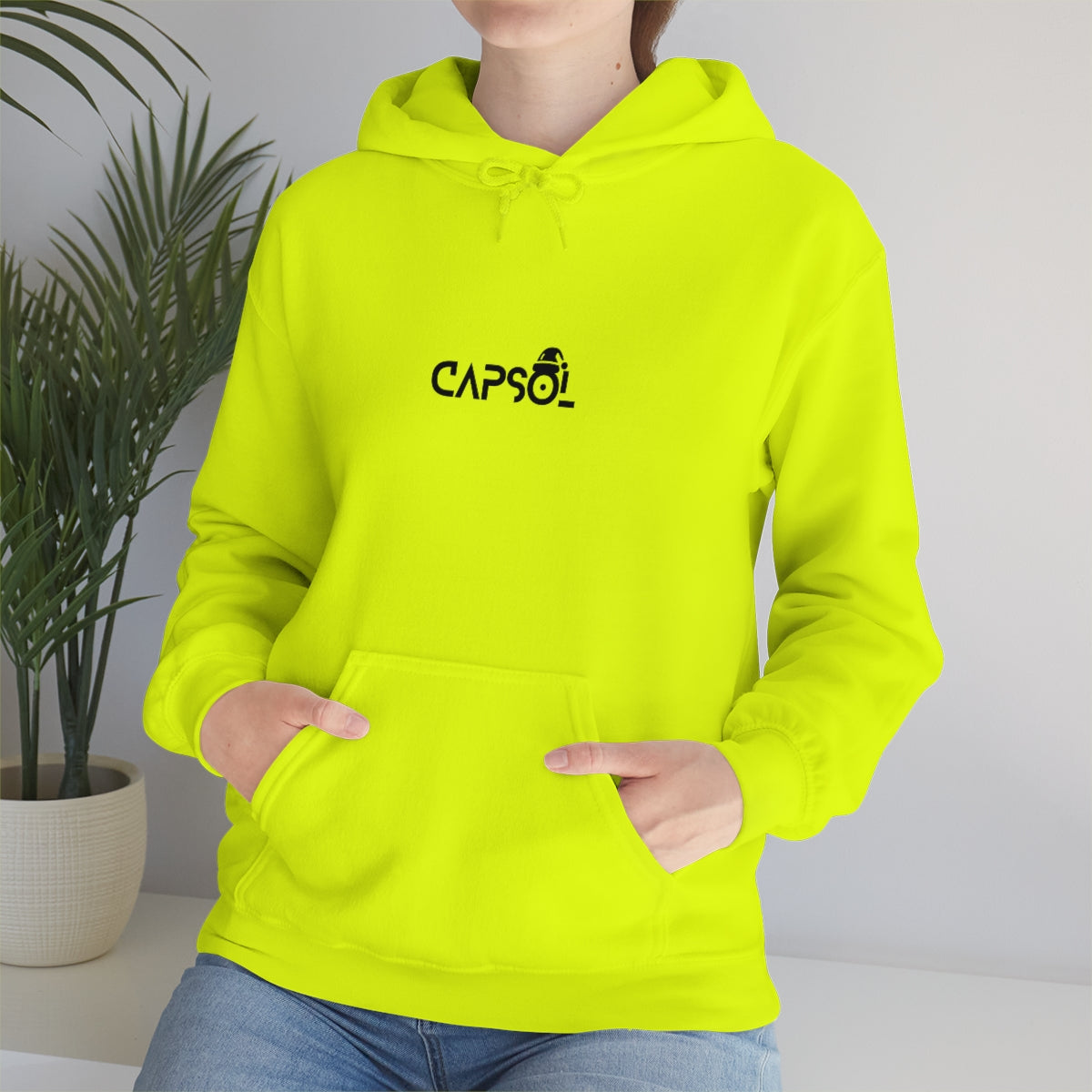 CapSol (front) - black text - XMAS - Unisex Heavy Blend™ Hooded Sweatshirt