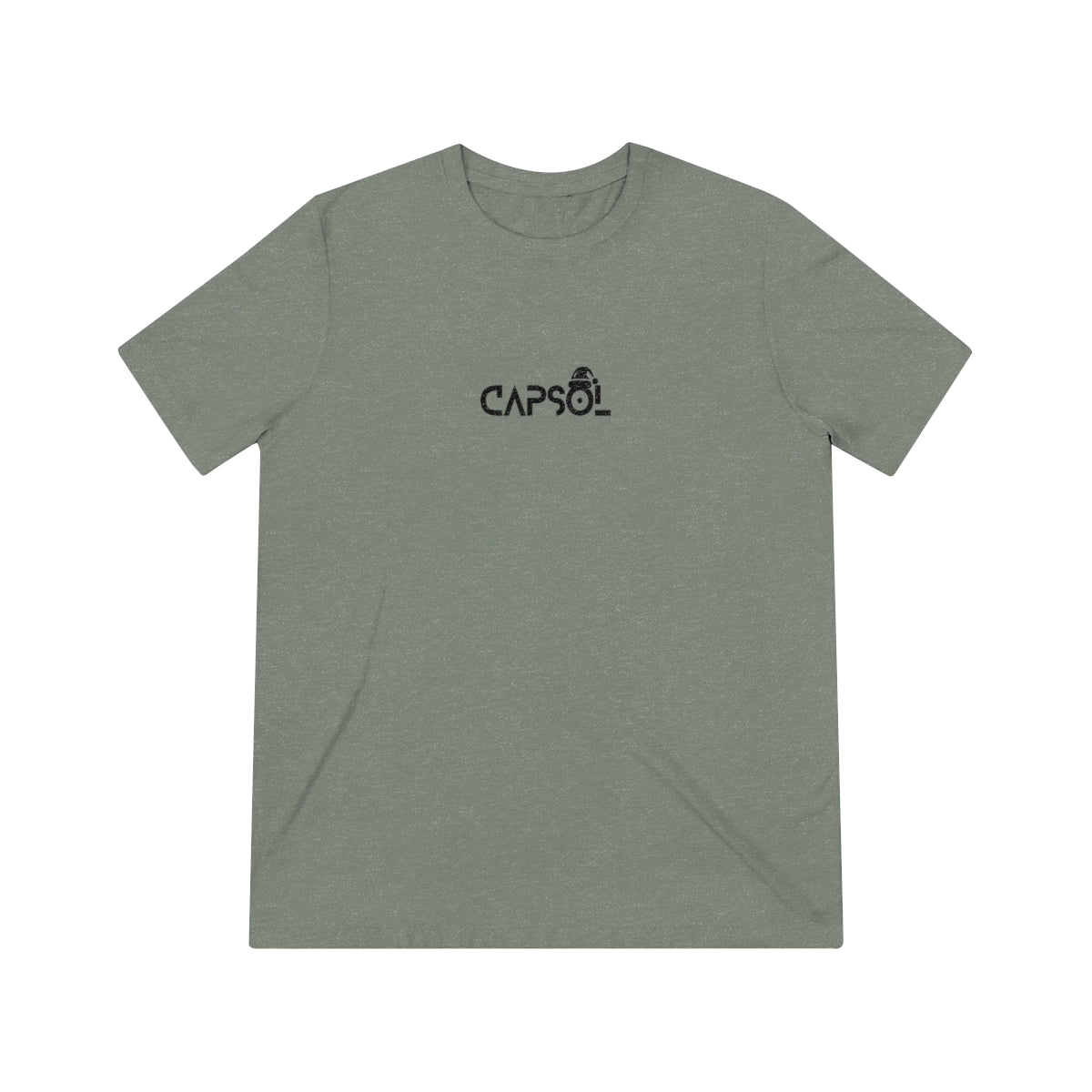 CapSol (front) - black text - XMAS - Unisex Triblend Tee