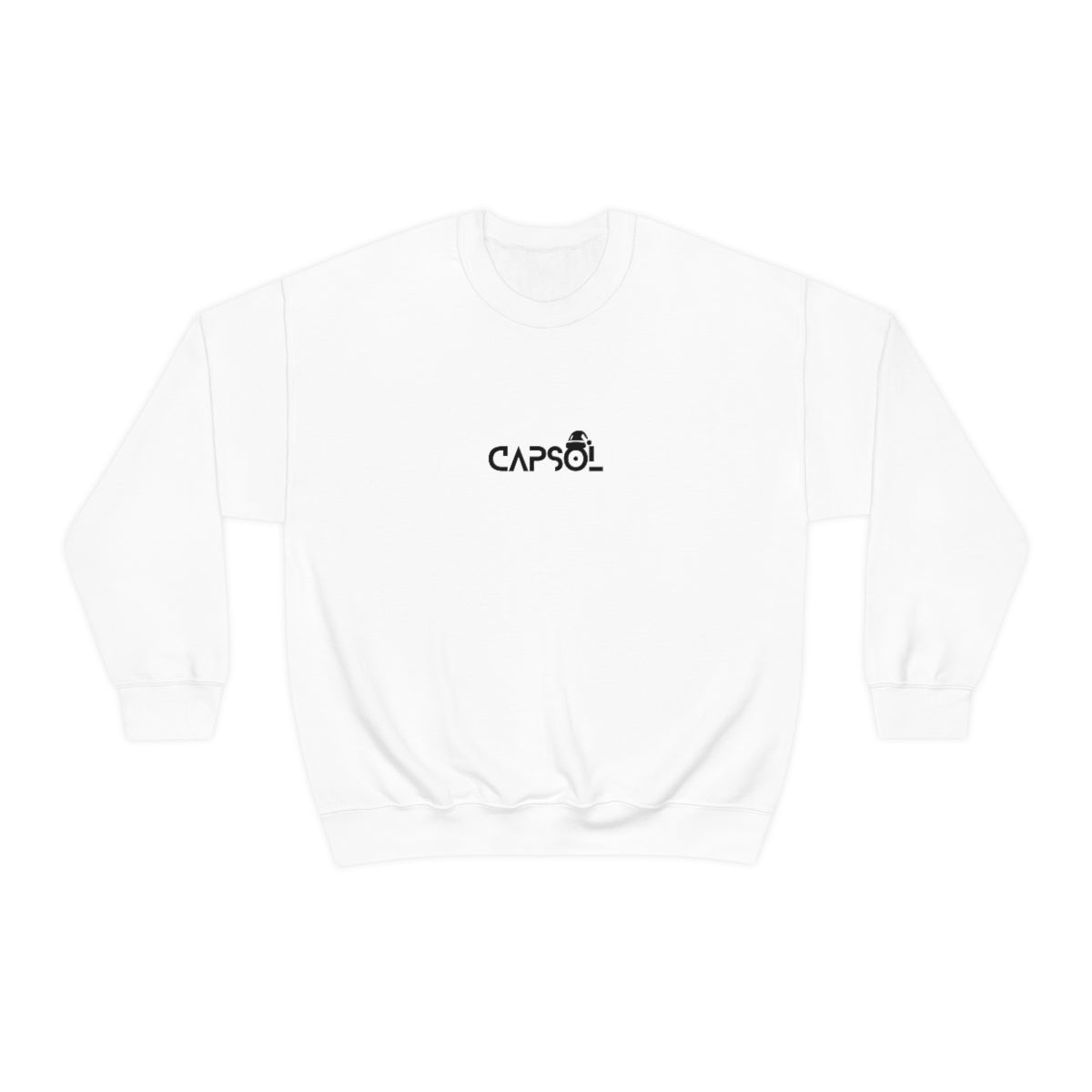 CapSol (front) - black text - XMAS - Unisex Heavy Blend™ Crewneck Sweatshirt