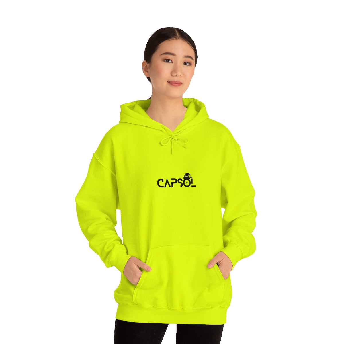 CapSol (front) - black text - XMAS - Unisex Heavy Blend™ Hooded Sweatshirt