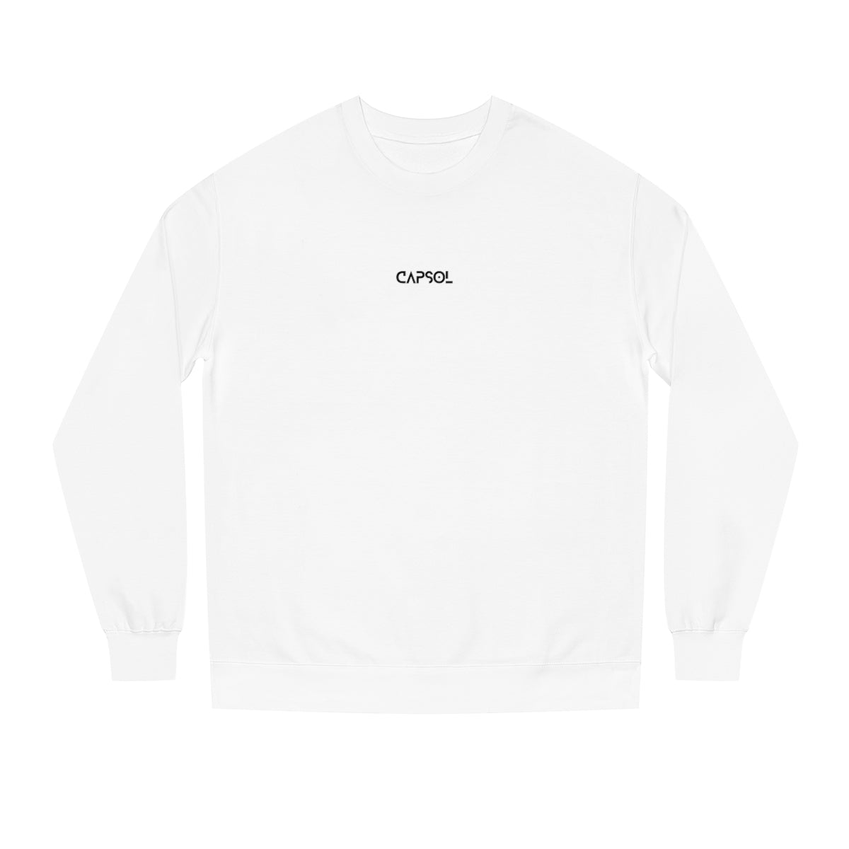 CapSol (front) - black text - Unisex Crew Neck Sweatshirt INDEPENDENT