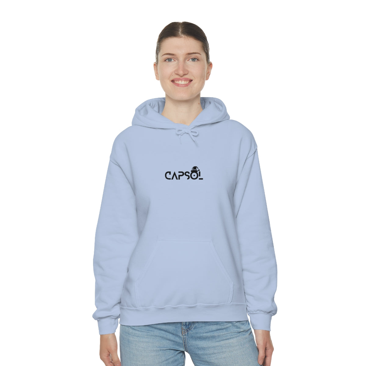 CapSol (front) - black text - XMAS - Unisex Heavy Blend™ Hooded Sweatshirt