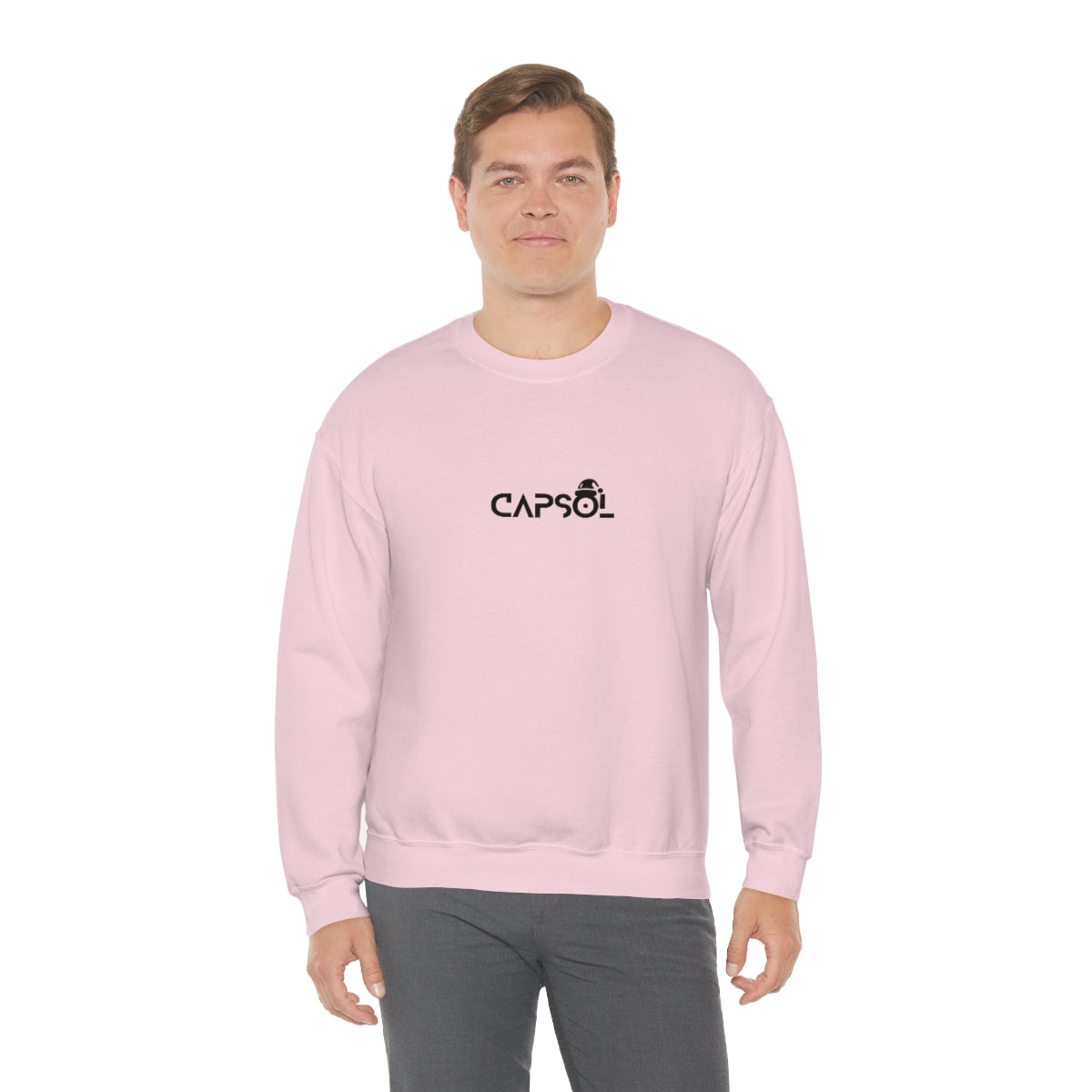 CapSol (front) - black text - XMAS - Unisex Heavy Blend™ Crewneck Sweatshirt
