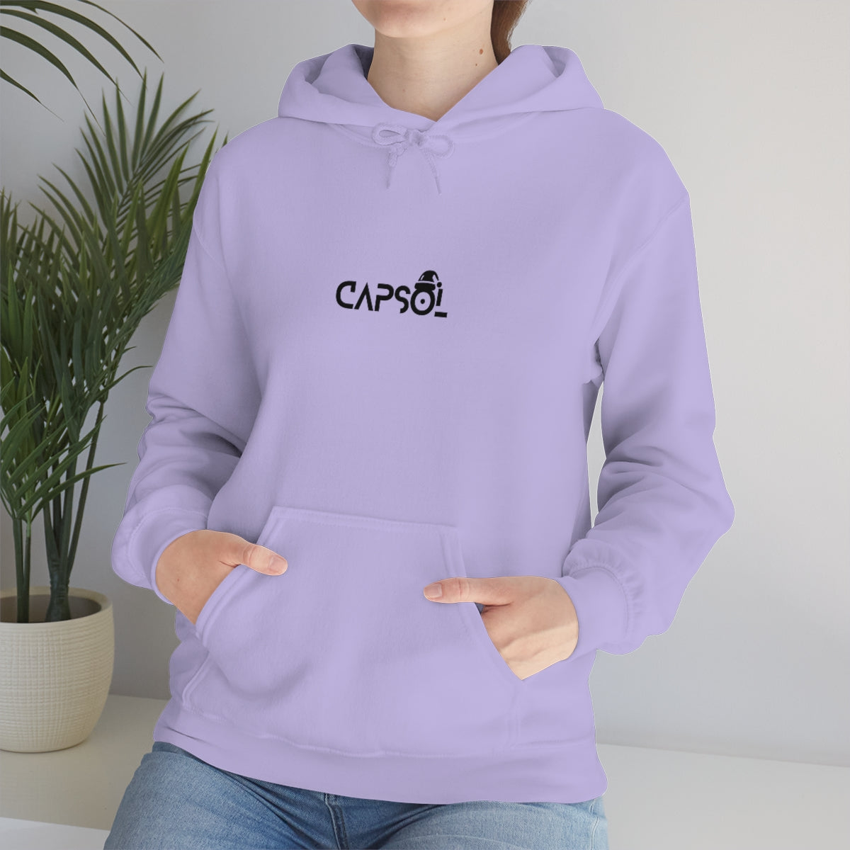 CapSol (front) - black text - XMAS - Unisex Heavy Blend™ Hooded Sweatshirt