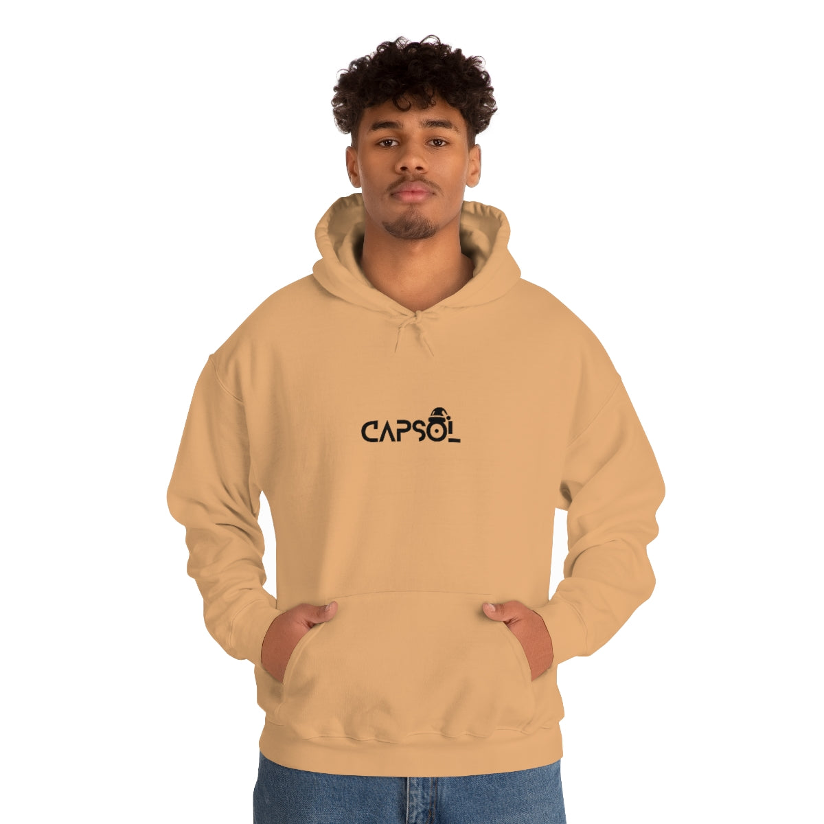 CapSol (front) - black text - XMAS - Unisex Heavy Blend™ Hooded Sweatshirt