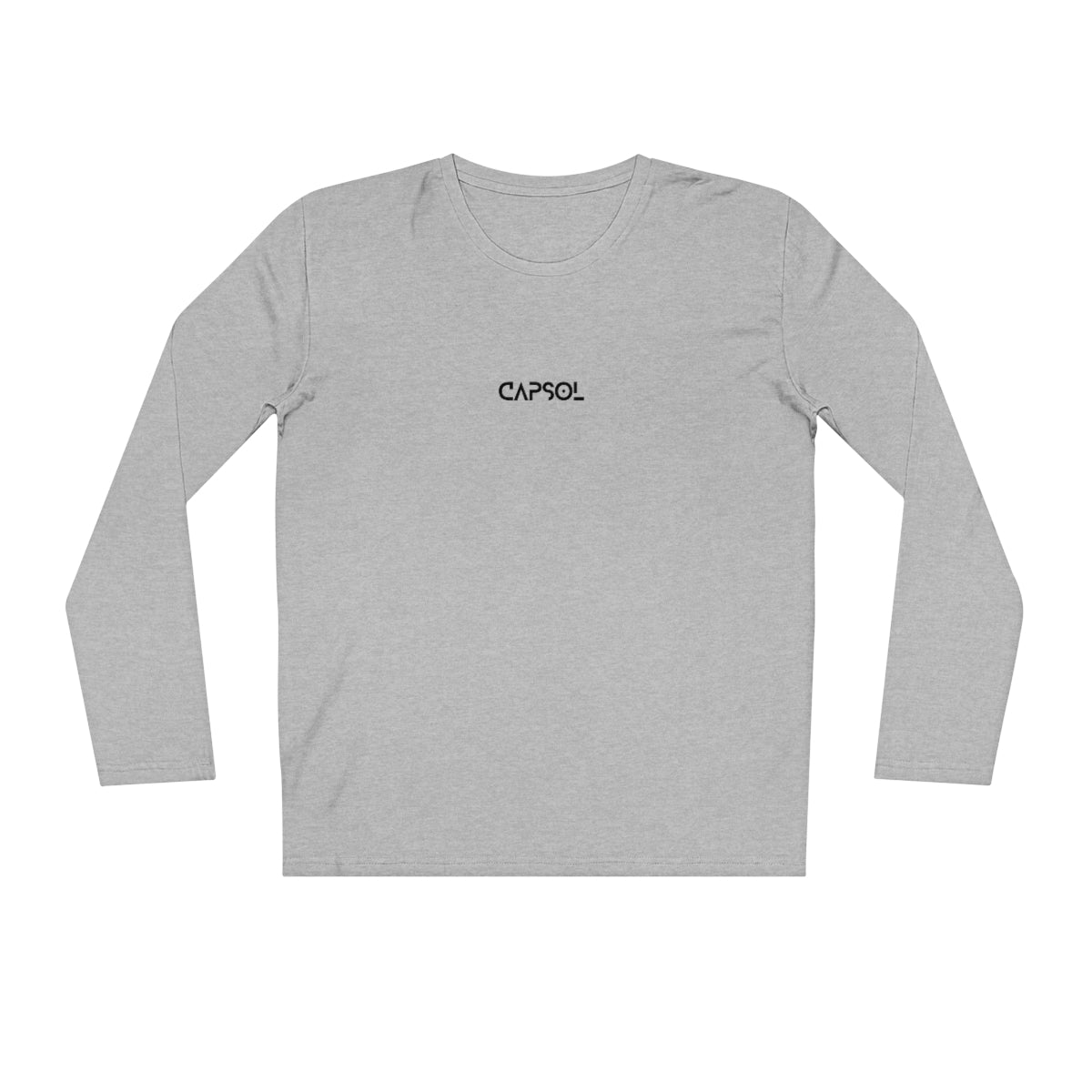 CapSol (front) - black text - Men's Organic Sparker Long Sleeve Shirt