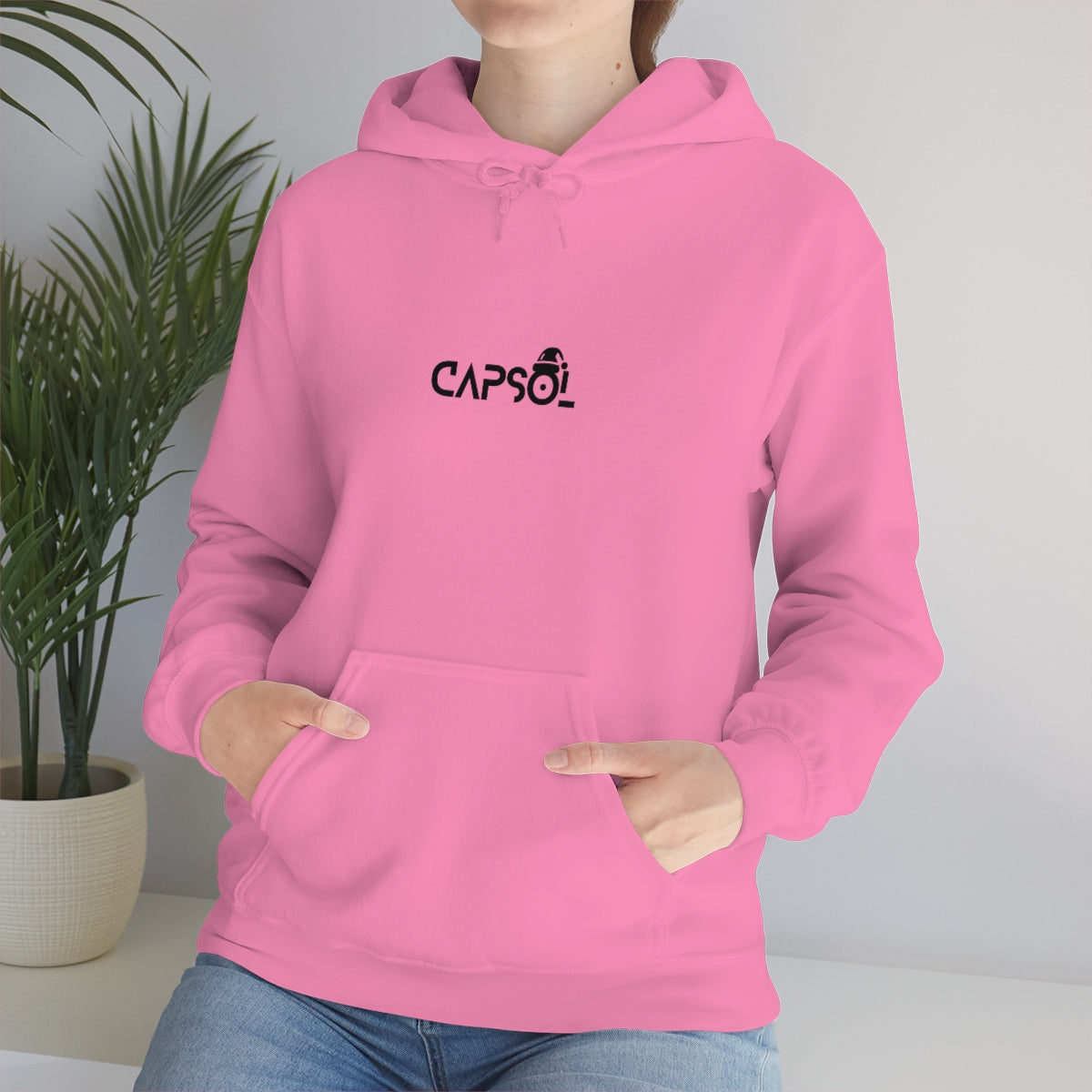 CapSol (front) - black text - XMAS - Unisex Heavy Blend™ Hooded Sweatshirt