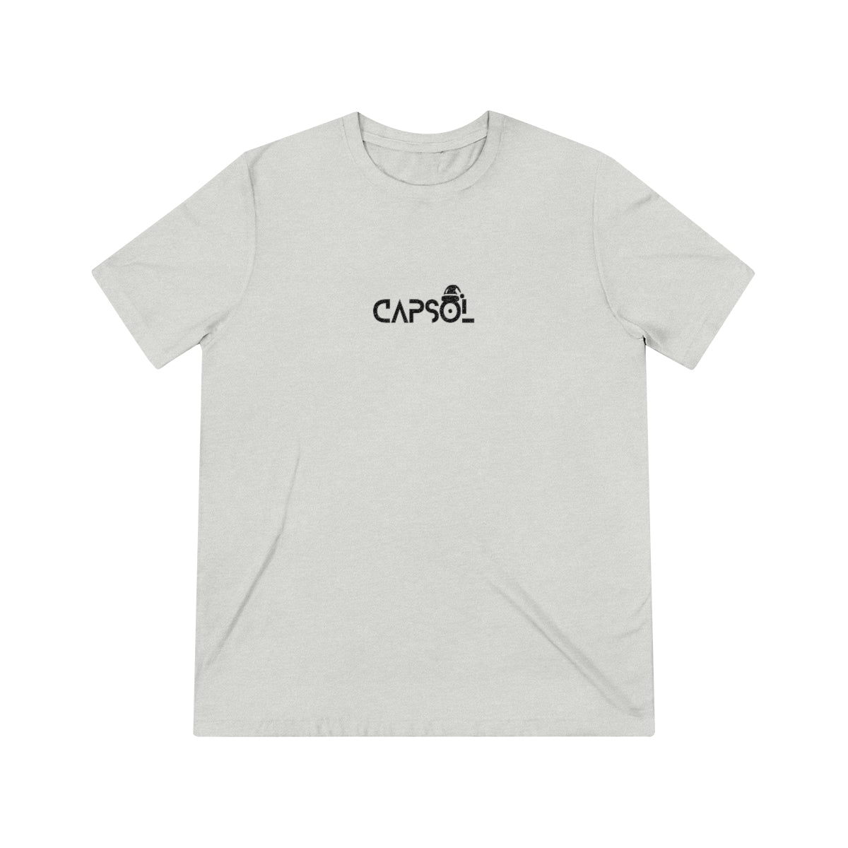CapSol (front) - black text - XMAS - Unisex Triblend Tee