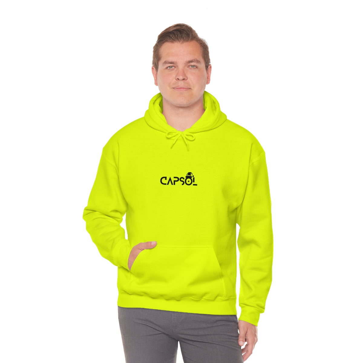 CapSol (front) - black text - XMAS - Unisex Heavy Blend™ Hooded Sweatshirt