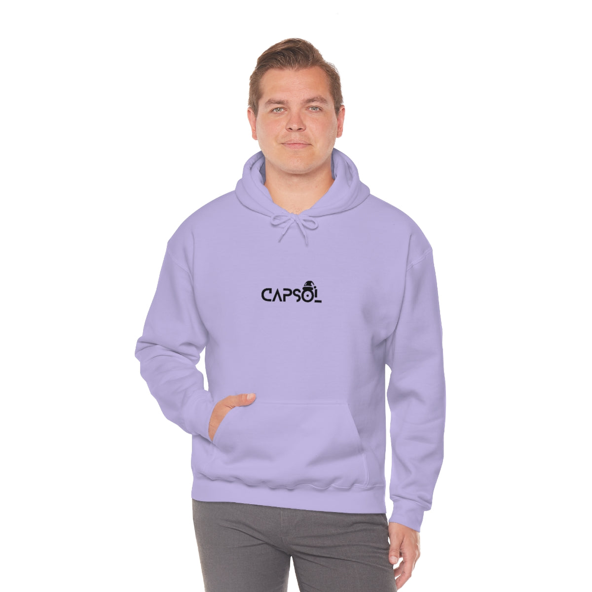 CapSol (front) - black text - XMAS - Unisex Heavy Blend™ Hooded Sweatshirt