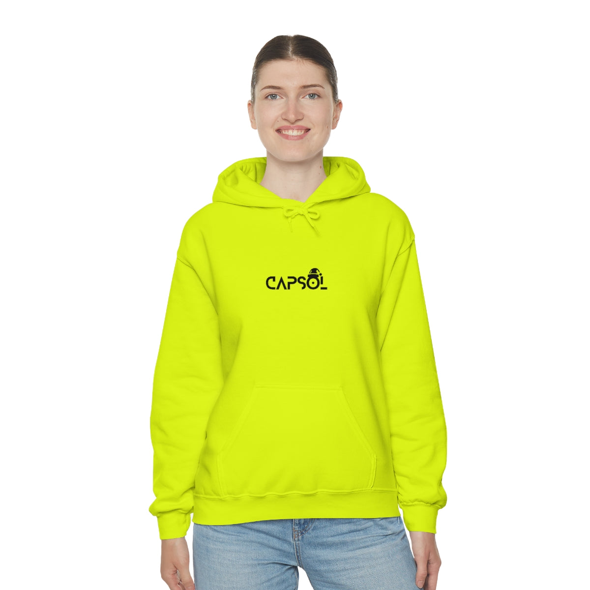 CapSol (front) - black text - XMAS - Unisex Heavy Blend™ Hooded Sweatshirt
