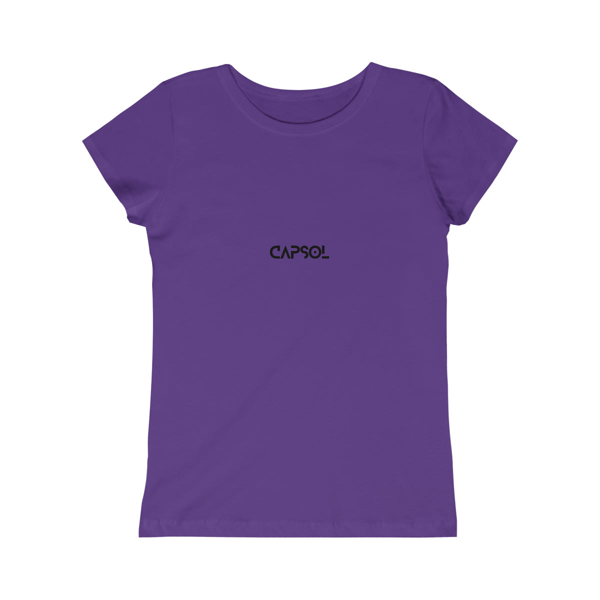 CapSol (front) - black text - GIRLS Princess Tee
